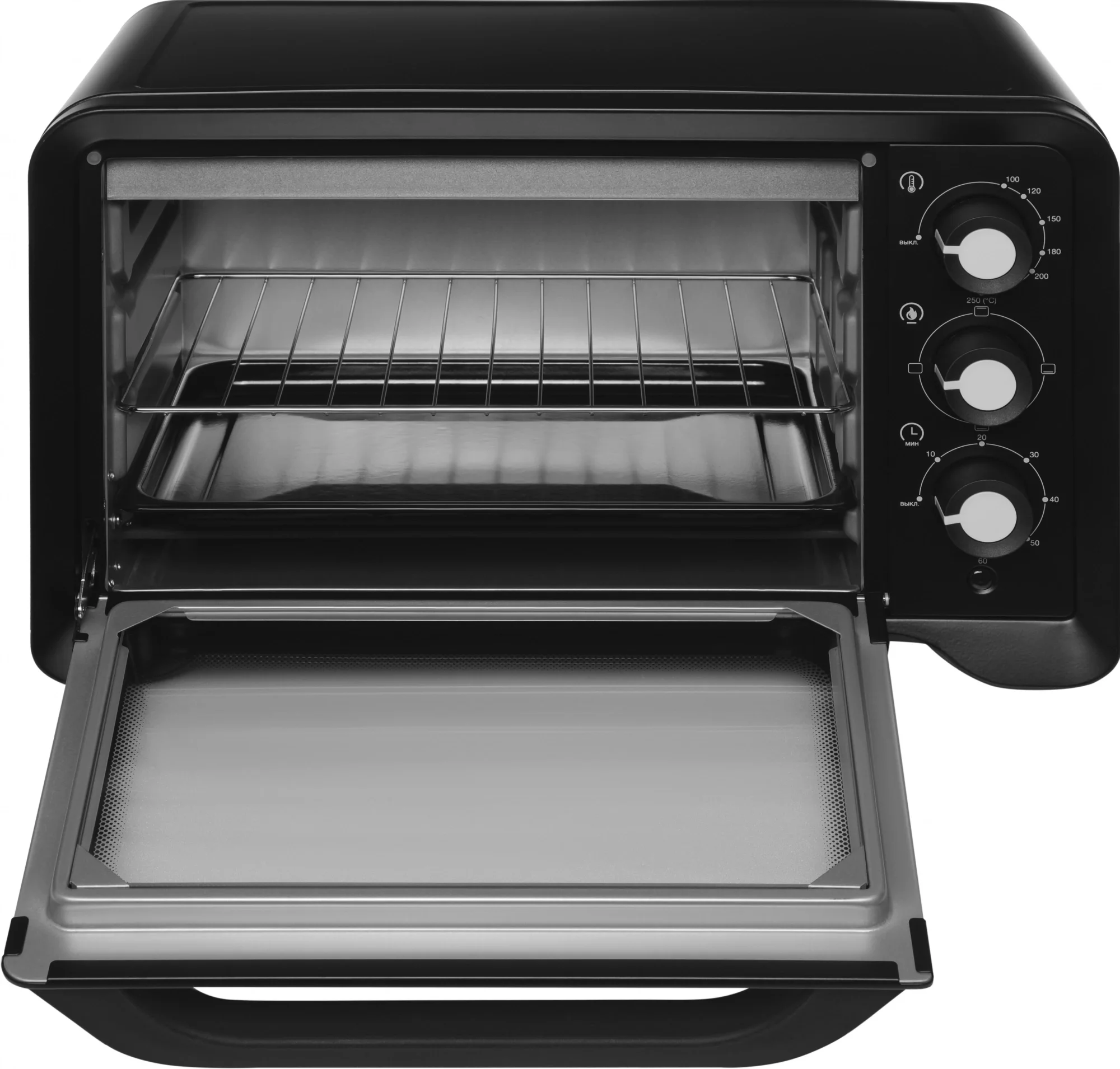 Мини-печь Hyundai MIO-HY103 20л. 1380Вт черный