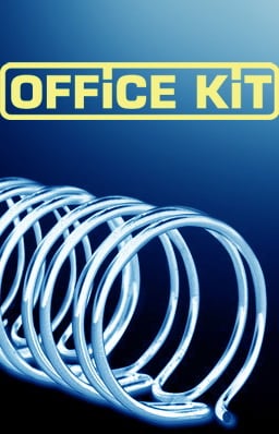 Пружины для переплета металлические Office Kit /  Ø 14,3 мм  (9/16)  / 120 листов  A4 / 50 шт в упаковке / черный.