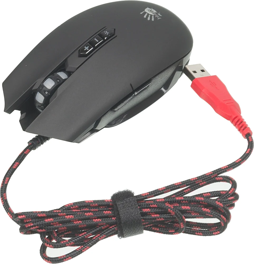 A-4Tech Мышь Bloody Q80 черный оптическая (3200dpi) USB игровая (8but) [482452]