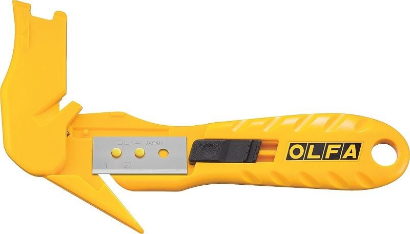 Нож OLFA"HOBBY CRAFT MODELS "для хоз работ,безопасный,для вскрытия стрейч-пленки,пластиковых шинок и коробок,17,8мм [OL-SK-10]