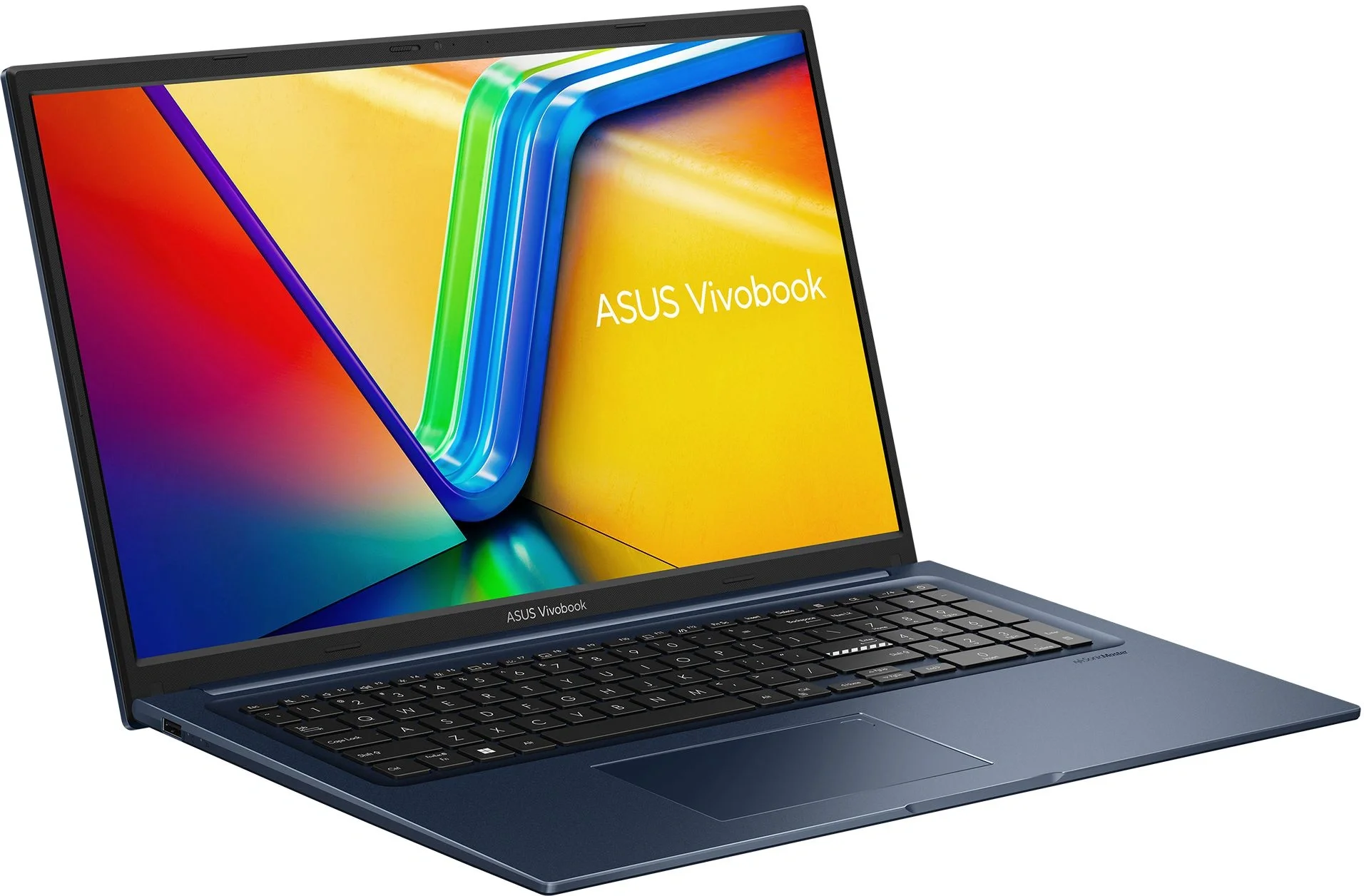 Ноутбук ASUS Vivobook 17 X1704ZA-AU333 17.3", IPS, Intel Core i3 1215U 1.2ГГц, 6-ядерный, 8Gb DDR4, 512Gb SSD, Intel UHD Graphics, без операционной системы, синий