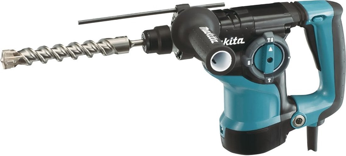 Makita HR2811F Перфоратор,SDS+,800Вт,3реж,2.9Дж,0-4500у\м,3.3кг,чем, Д-образ, подсветка, АВТ