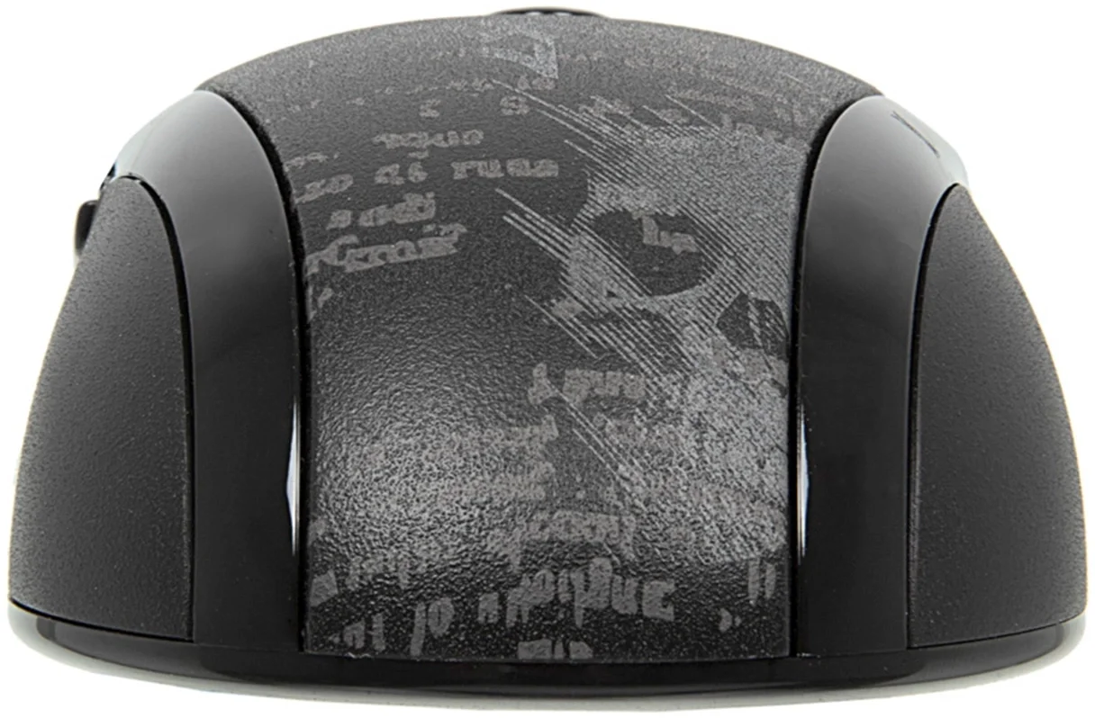 A4Tech Мышь V-Track F5 черный/рисунок оптическая (3000dpi) USB (6but)[647961]