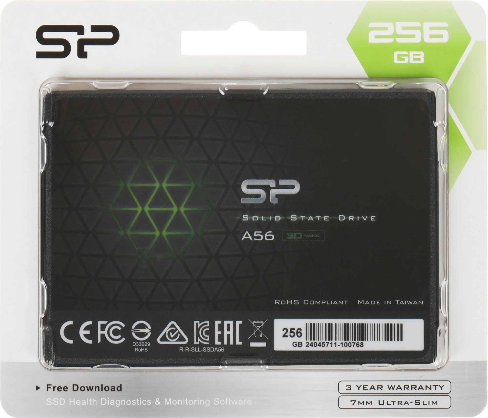 Накопитель SSD Silicon Power SATA-III 256GB SP256GBSS3A56B25 Ace A56 2.5"