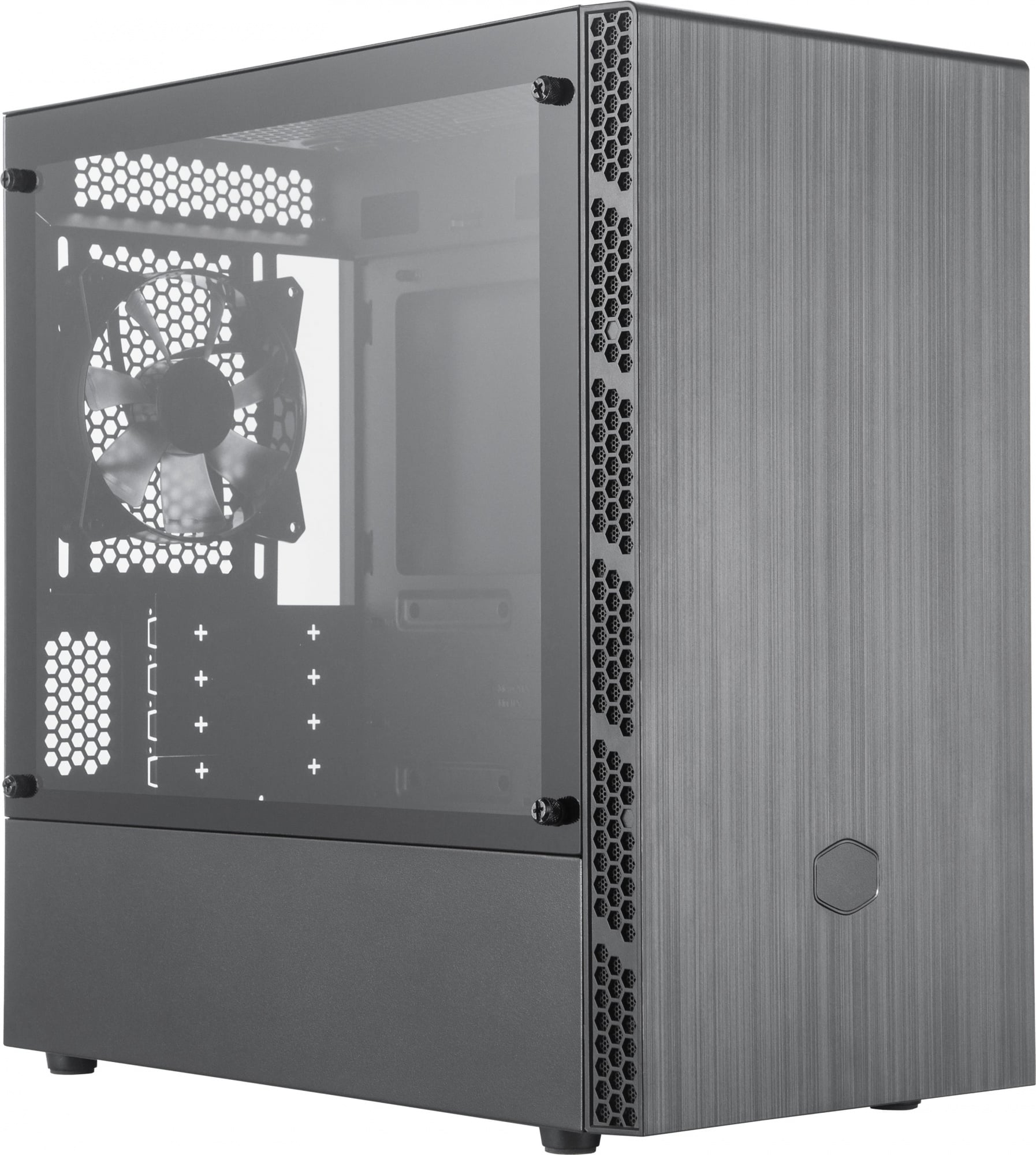 Компьютерный корпус Cooler Master MasterBox MB400L w/o ODD TG MCB-B400L-KGNN-S00 mATX, Brushed Front Panel, Mesh Intakes, Tempered Glass side panel