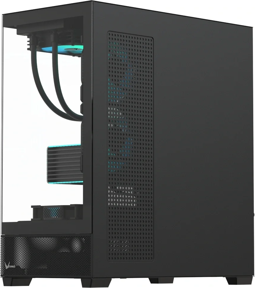 Корпус Formula Crystal Z2 Plus FR черный без БП E-ATX 6x120mm 3x140mm 1xUSB2.0 1xUSB3.0 audio bott PSU