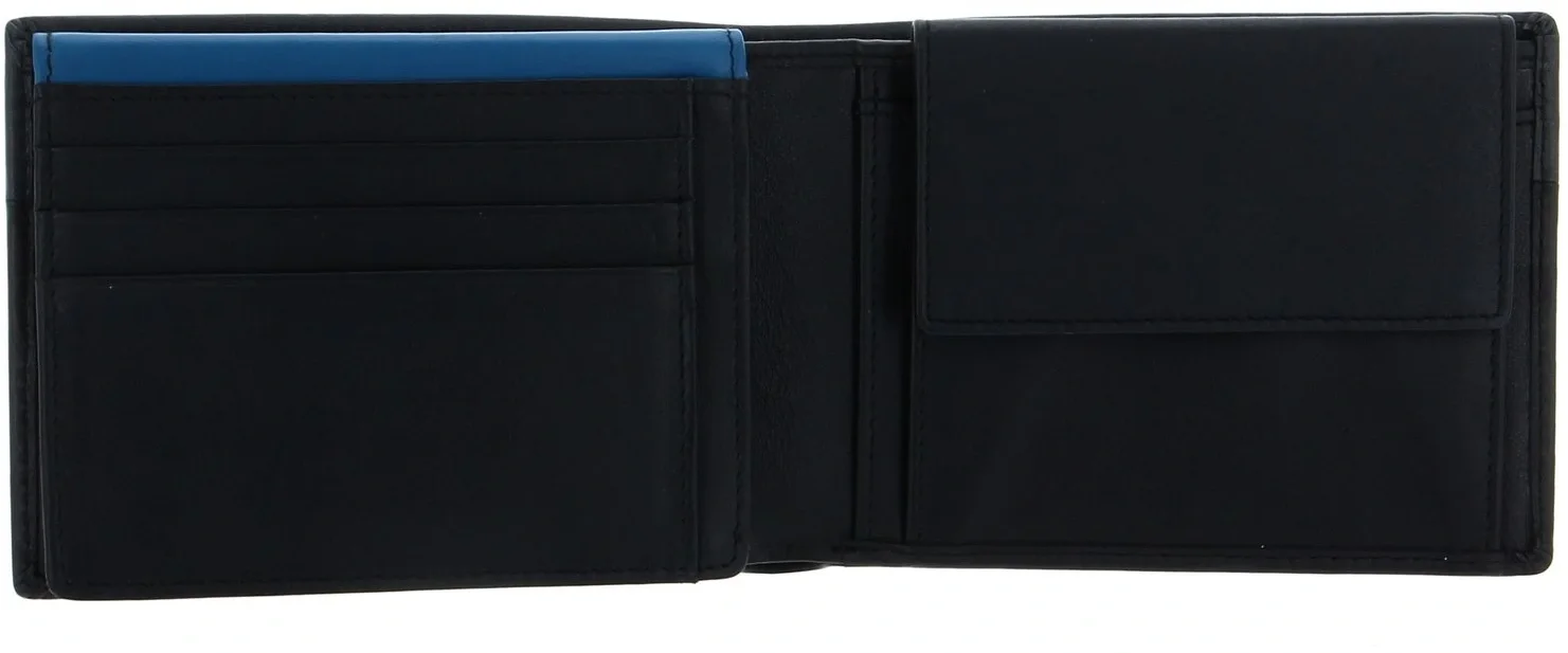 Кошелек мужской Piquadro Urban PU1392UB00R/NGR черный/серый натур.кожа