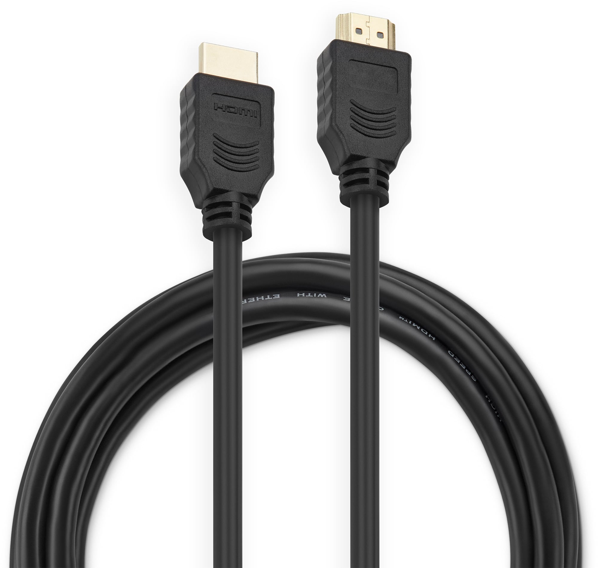 Кабель аудио-видео Buro HDMI 2.0, HDMI (m) - HDMI (m), ver 2.0, 2м, GOLD, черный [bhp hdmi 2.0]