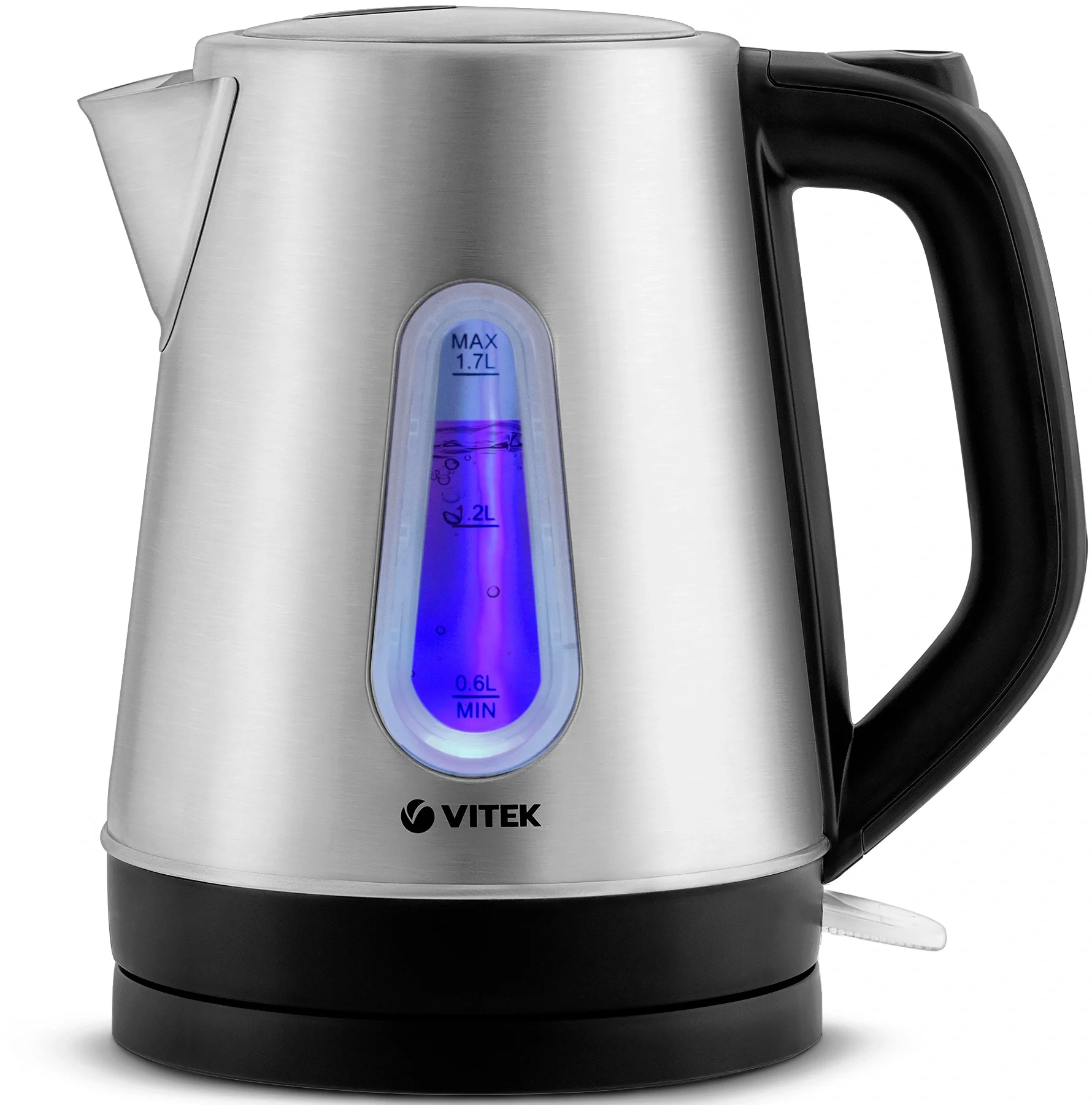 Чайник электрический Vitek VT-7038 1.7л. 2200Вт сталь корпус: металл