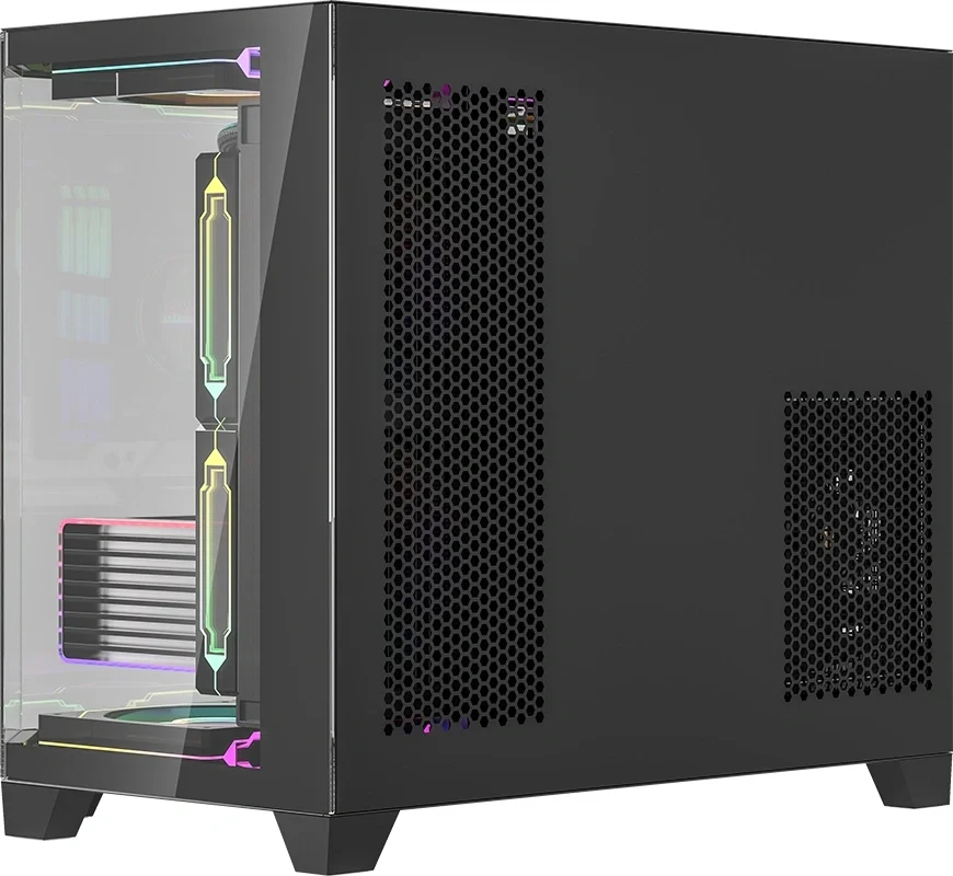 Корпус Formula Crystal Z6M Floe белый без БП mATX 4x120mm 1xUSB2.0 1xUSB3.0 audio bott PSU