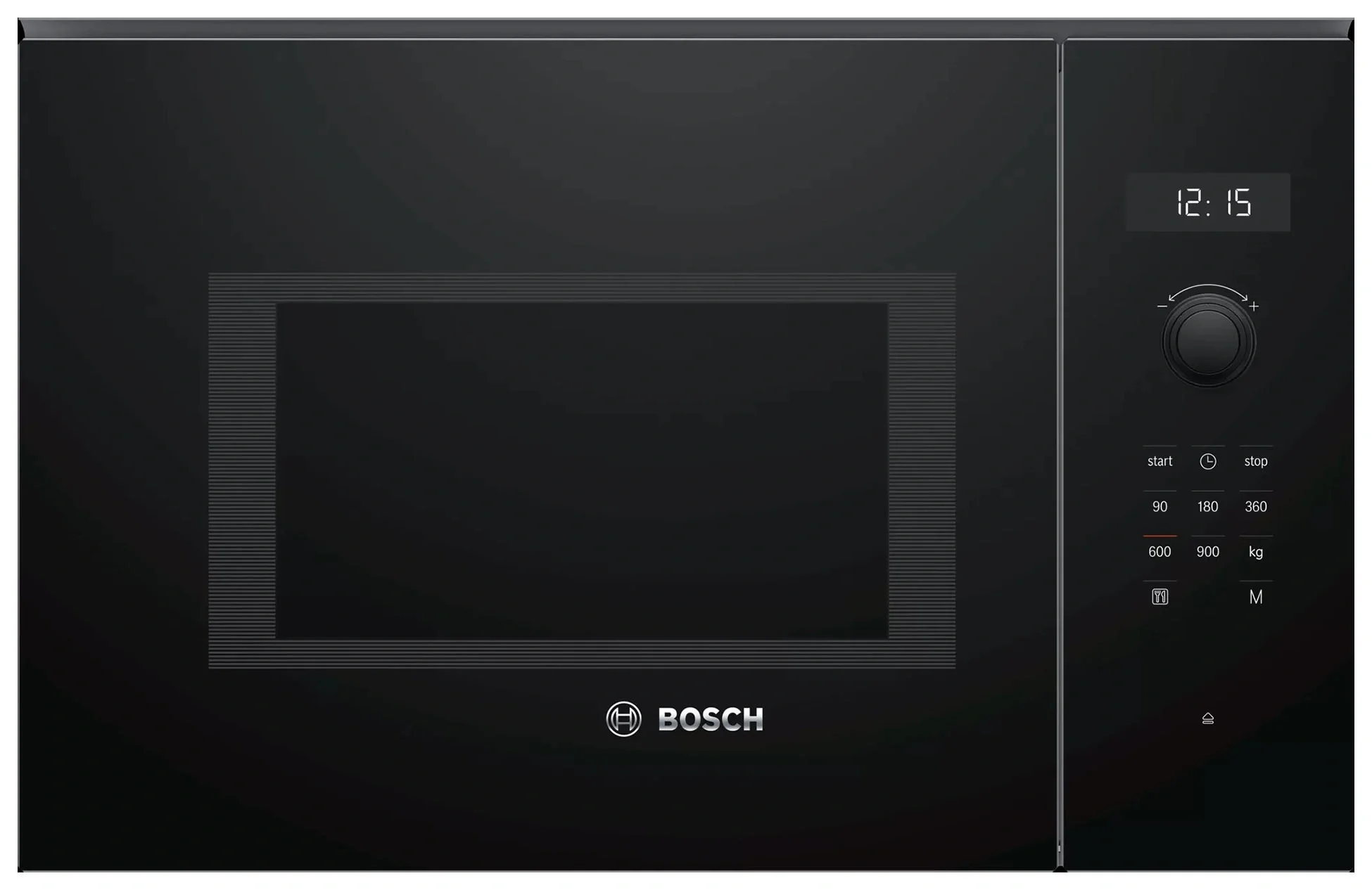 Микроволновая печь встраиваемая Bosch BFL554MB0 черный, 25 л, 900 Вт, переключатели - поворотный механизм/сенсор