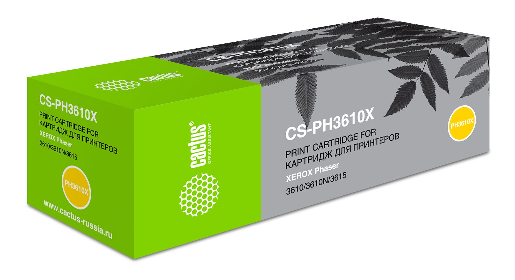 -/ Картридж лазерный Cactus CS-PH3610X 106R02723 черный (14100стр.) для Xerox Phaser 3610/3610N/3615
