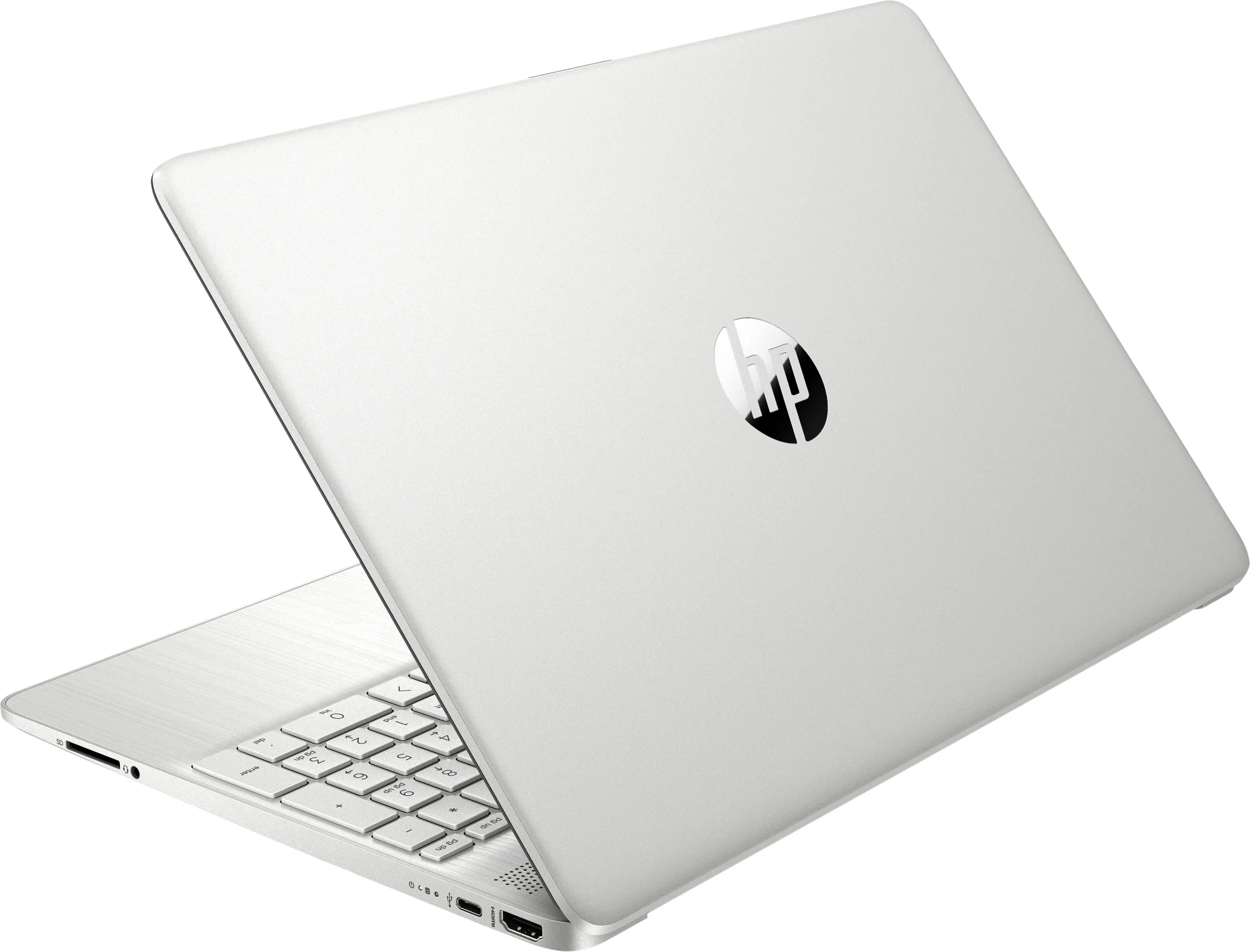 Ноутбук HP 15s-eq3010ny Ryzen 7 5825U 16Gb SSD512Gb AMD Radeon Graphics 15.6" SVA FHD (1920x1080) FreeDOS 3.0 silver WiFi BT Cam (7D1E4EA)