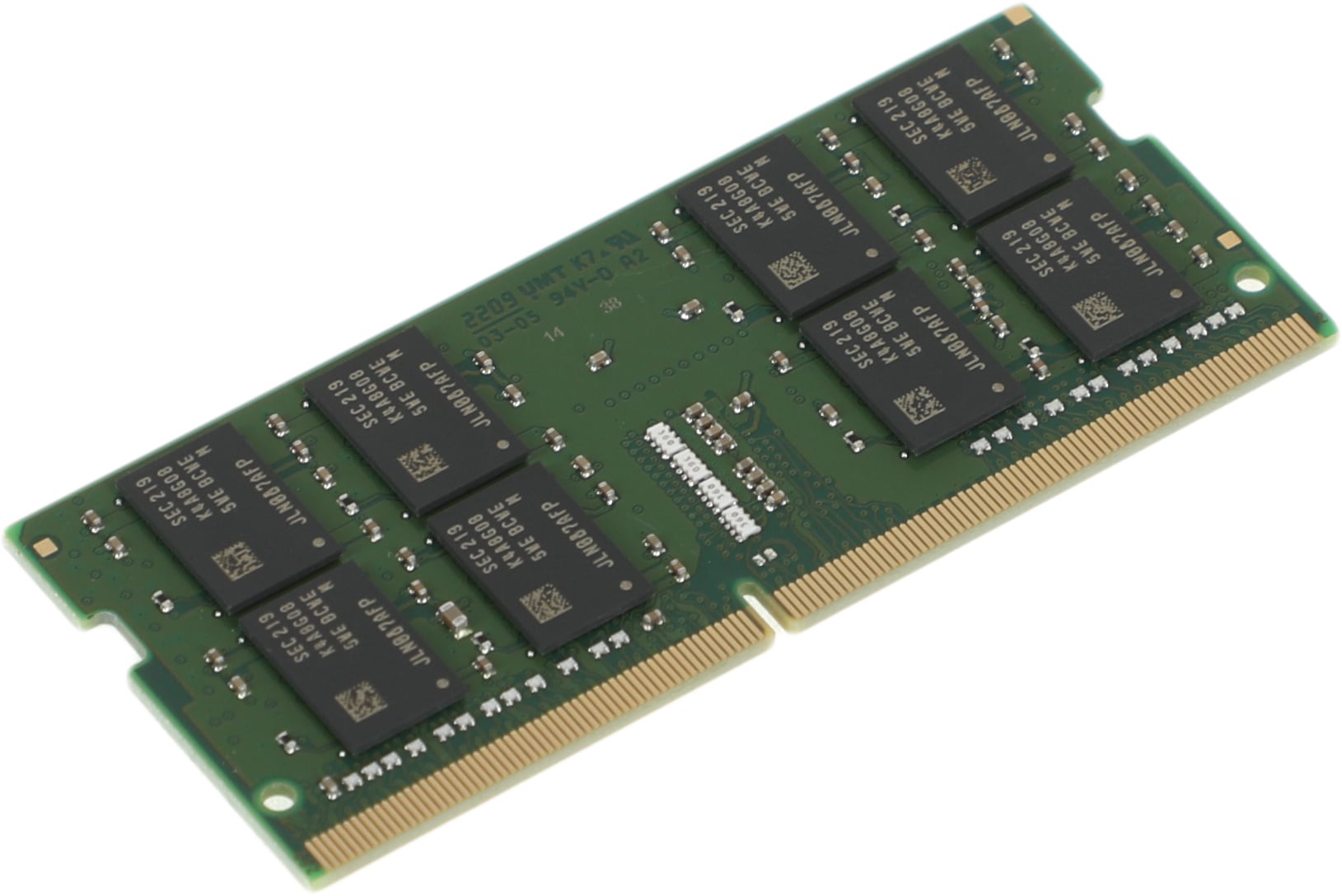 Модуль памяти Kingston KVR32S22D8/16 16GB DDR4 3200 SODIMM Non-ECC, Unbuffered, CL22, 1.2V, 2Rx8, RTL {25} (296082)