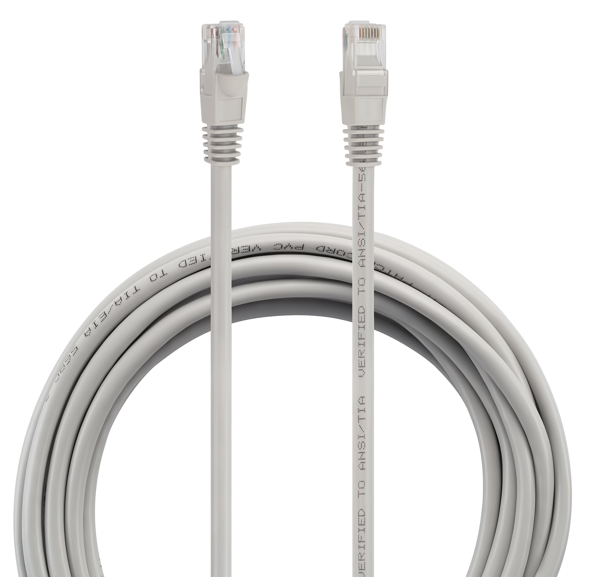 Патч-корд Buro UTP-5E-5M-G UTP 4 пары cat.5E CCA molded 5м серый RJ-45 (m)-RJ-45 (m)