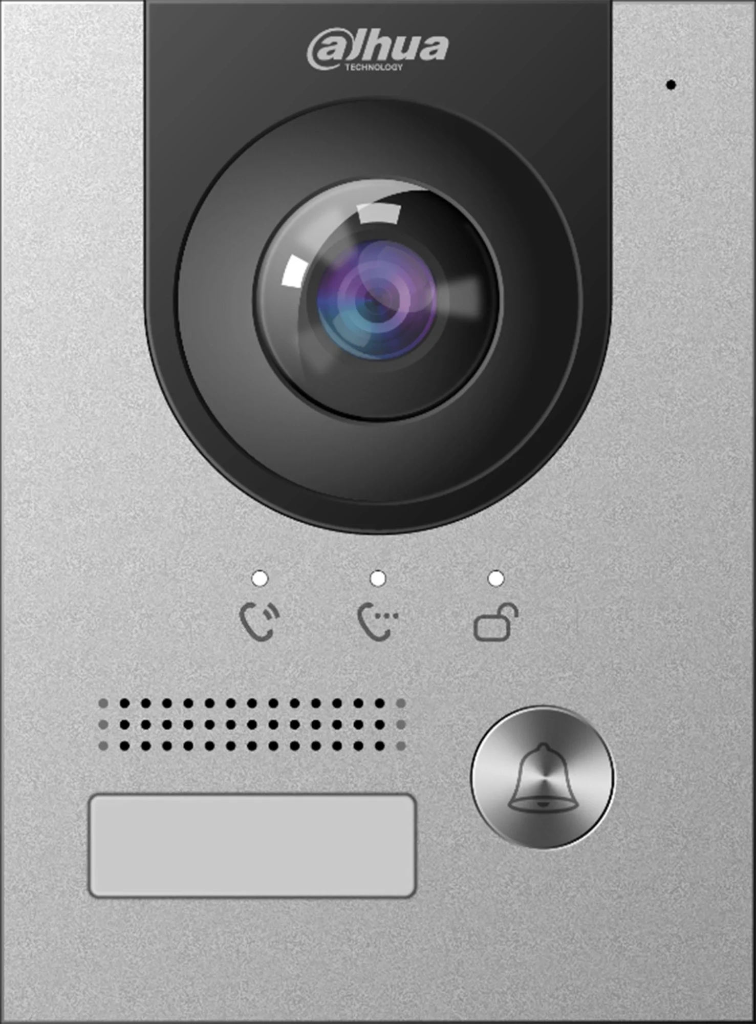 Вызывная панель Dahua DHI-VTO2202F-P цветной сигнал CMOS цвет панели: серебристый