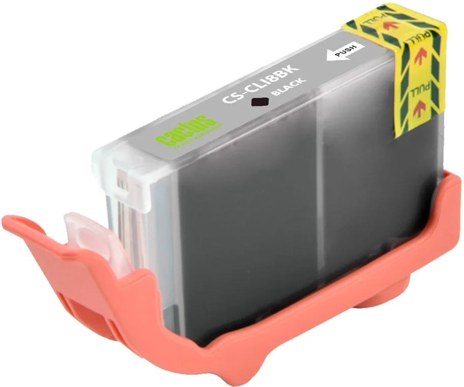 Картридж струйный Cactus CS-CLI8BK черный (12 мл) для Canon Pixma iP4200, iP5200, MP500, MP800, iP4300, iP5300, MP800, MP830, MP530, MP600, MP810, MP470, MX850, iP6600D, iP6700D, MP970, Pro9000, Pro9000 Mark II