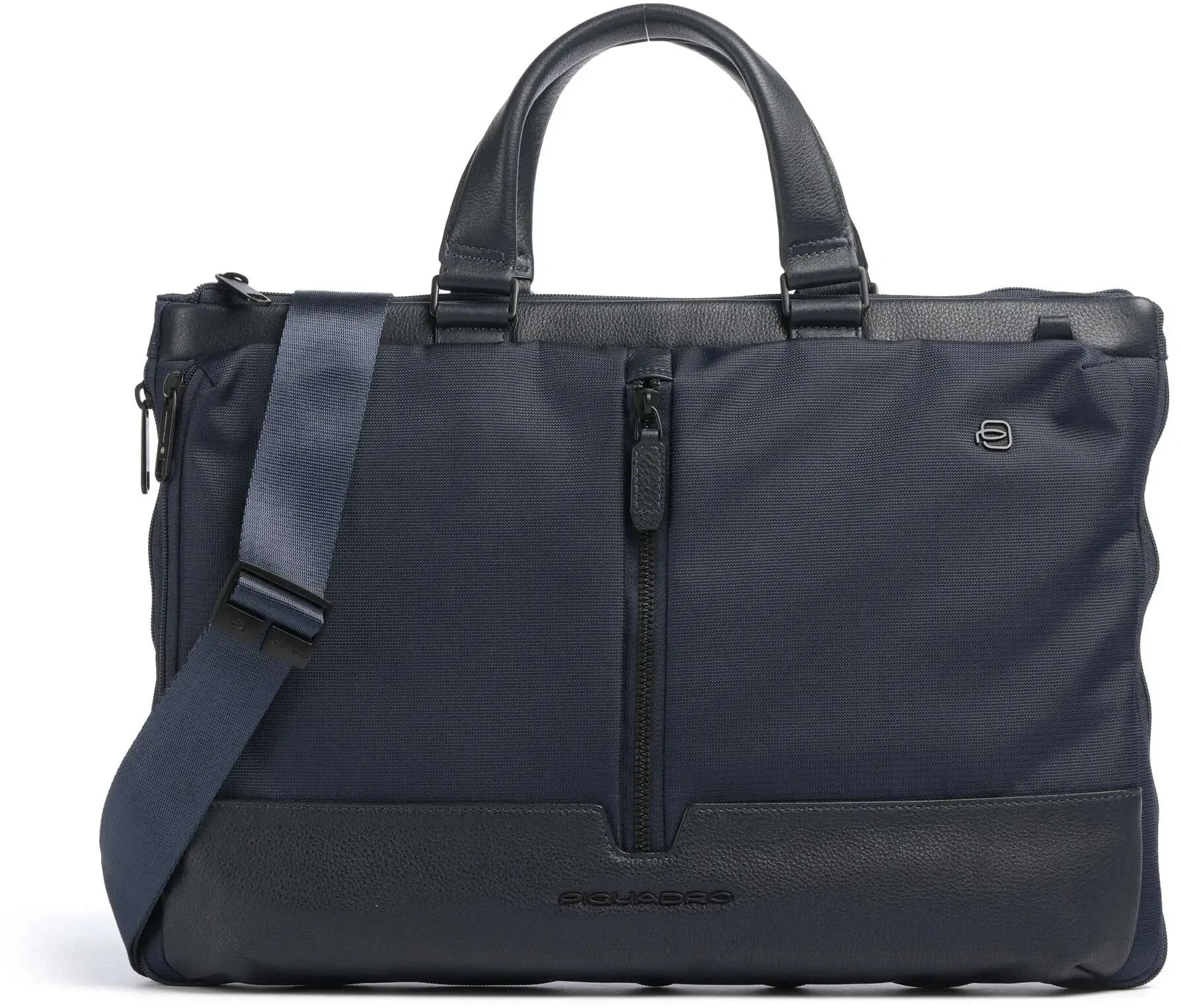 Деловая сумка мужская Piquadro Marcel CA4021W138/BLU с отделением для ноутбука 15.6" синяя натур.кожа/нейлон