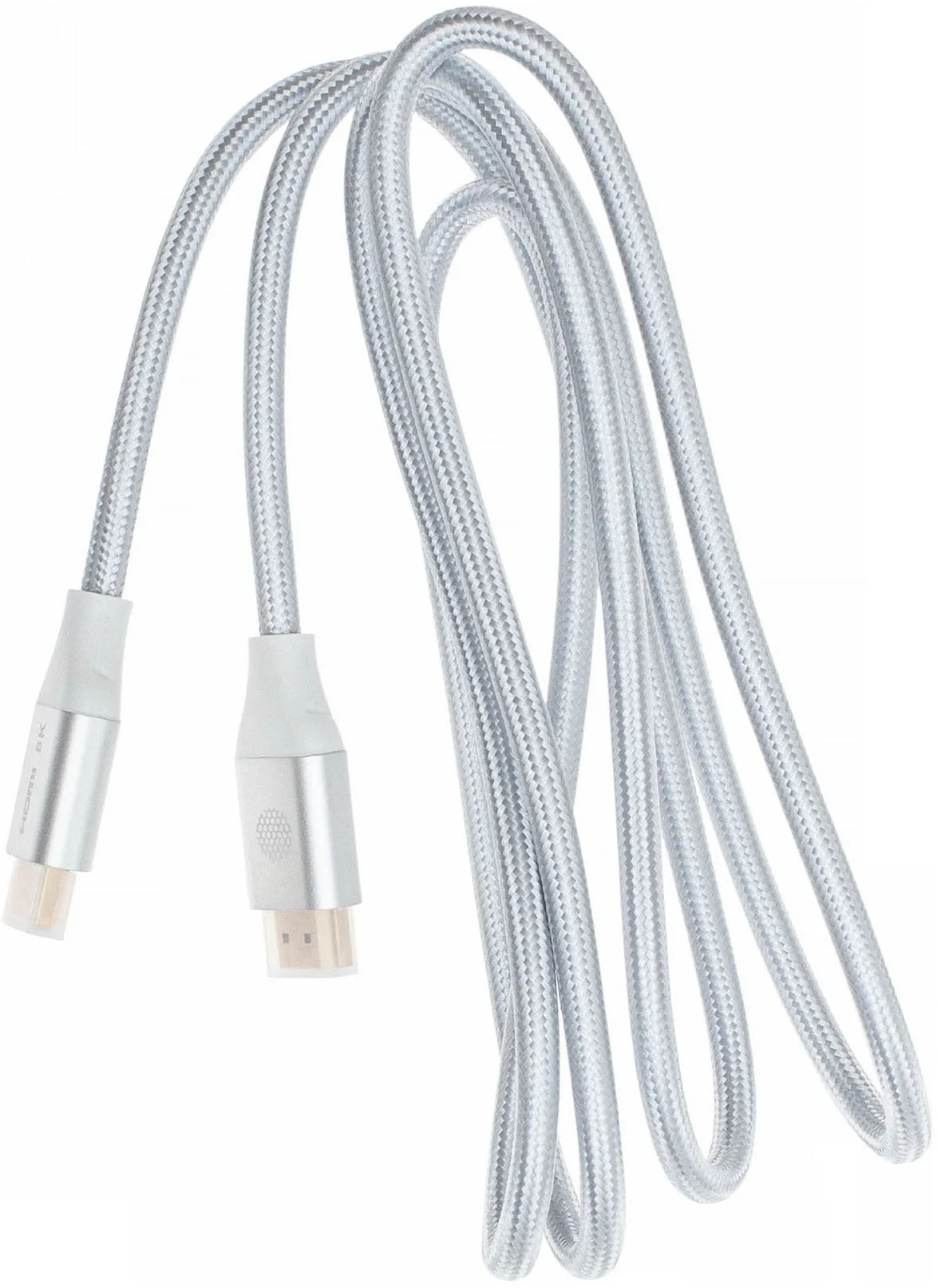 Кабель аудио-видео Cactus CS-HDMI.2.1-1.8 HDMI (m)/HDMI (m) 1.8м. позолоченные контакты серебристый