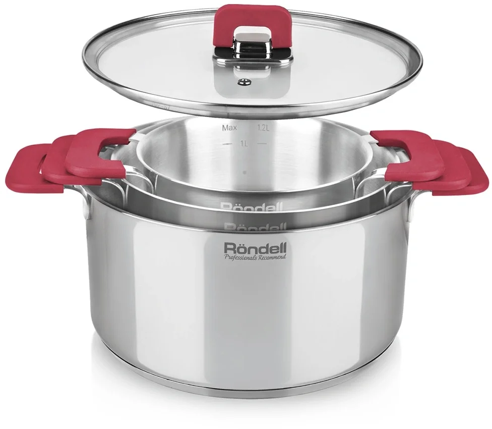 Набор посуды Rondell Savvy RDS-1189, 10 предметов