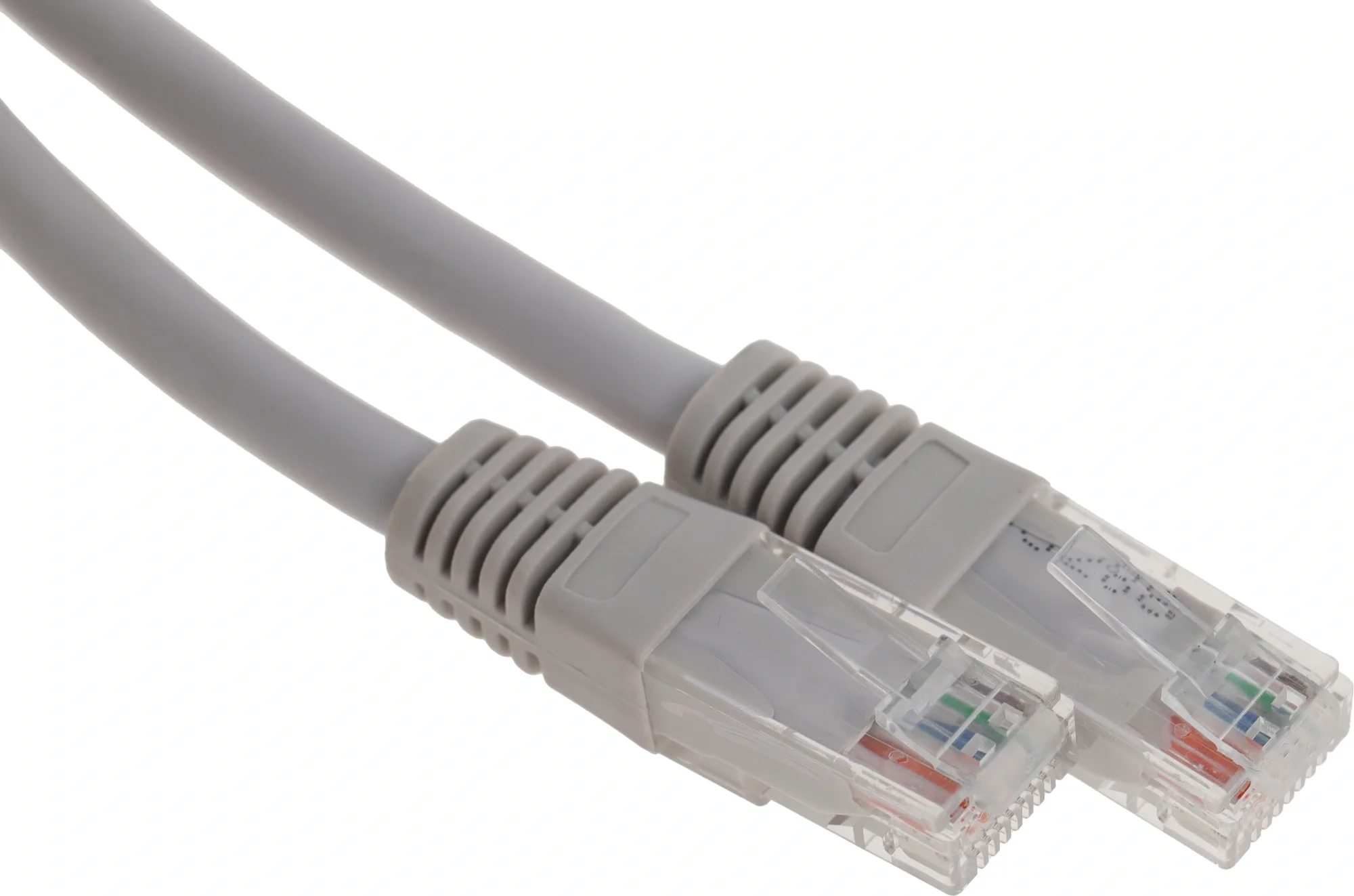 Патч-корд LANMASTER UTP TWT-45-45-1.5/6-GY вилка RJ-45-вилка RJ-45 Cat.6 1.5м серый ПВХ (уп.:1шт)