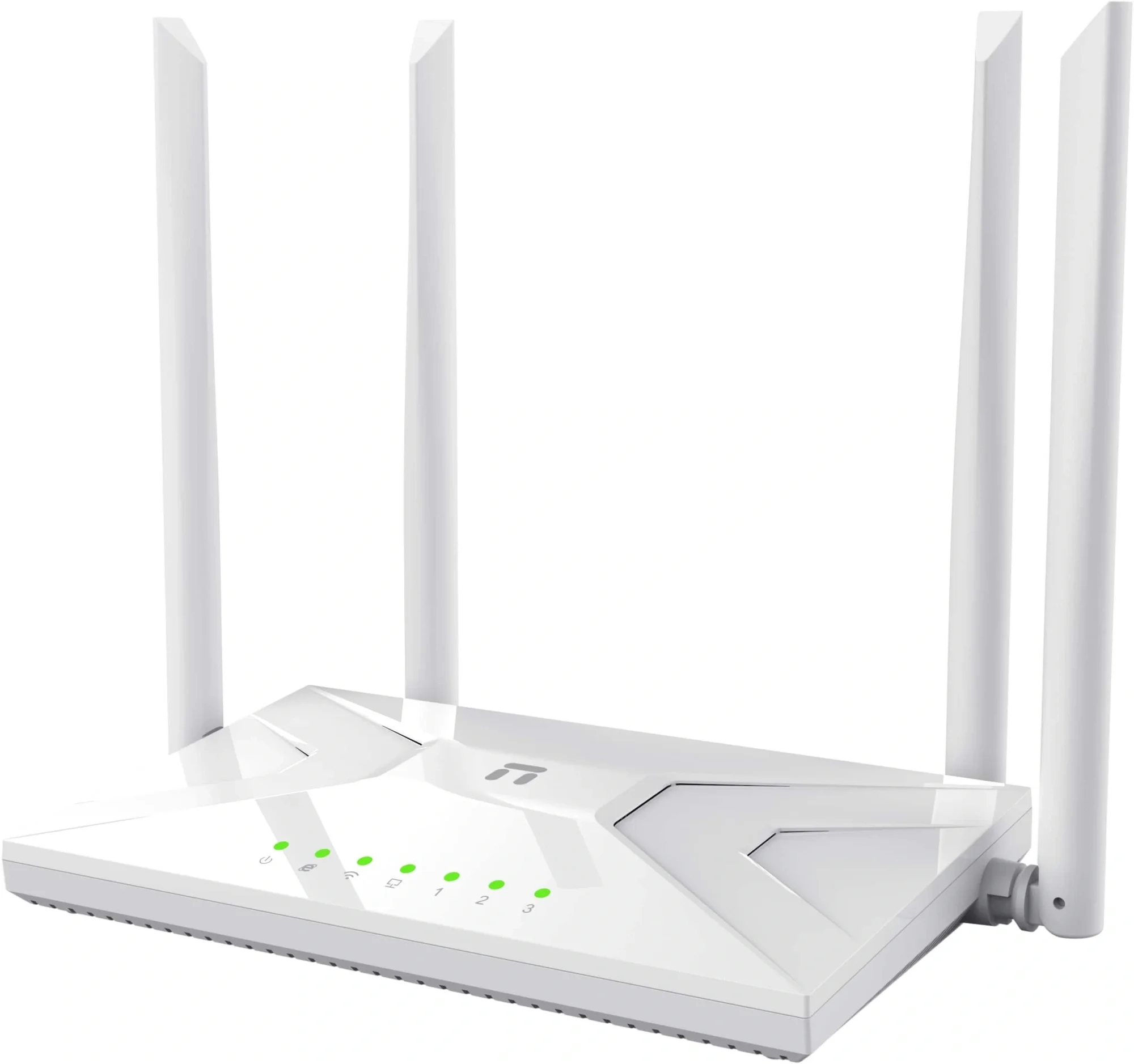 Netis NC21 Двухдиапазонный роутер АС1200, 2,4-5ГГц / 300-867 Мбит/с, LAN 3x100 Мбит/с, WAN 1x100 Мбит/с, 4x5dBi антенны