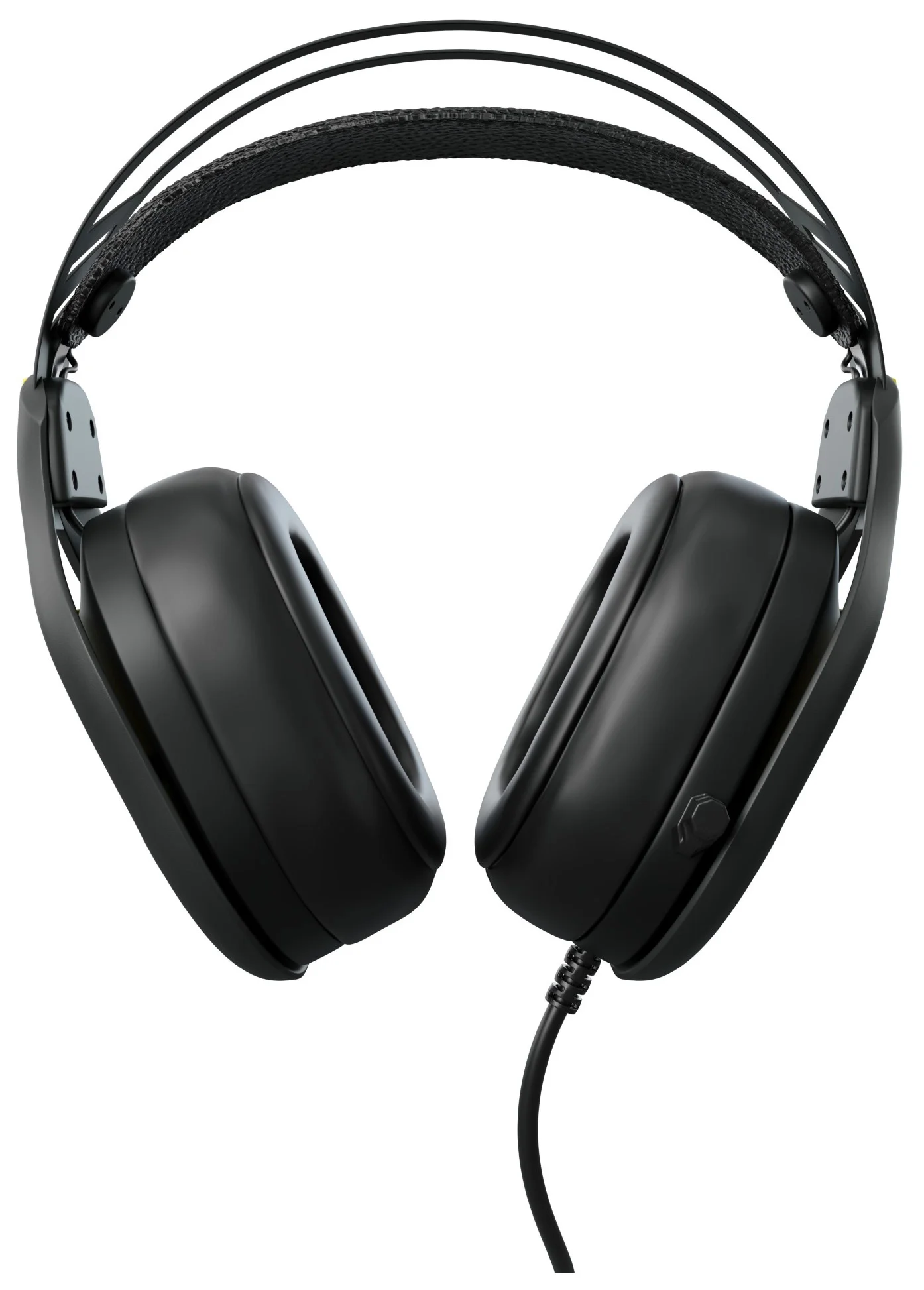 Наушники с микрофоном GMNG HS-L630G черный/желтый 2.2м мониторные оголовье (1533561)
