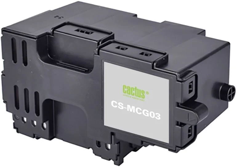 Бункер Cactus CS-MCG03 (MC-G03 емкость для отработанных чернил) для Canon Pixma Maxify GX3010, GX4010, GX3020, GX4020, GX4030, GX3040, GX4040, GX3050, GX4050, GX3060, GX4060, GX3070, GX4070, GX3080, GX4080, GX3090, GX3091, GX3092, GX4090, GX4091, GX4092