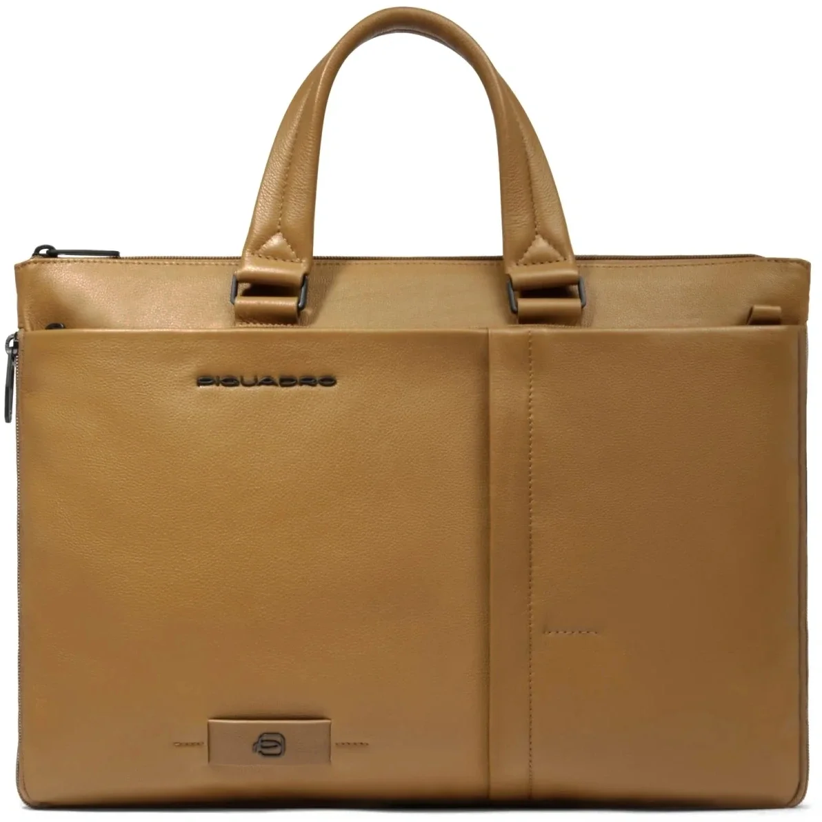 Деловая сумка мужская Piquadro Russel CA4021W137/G с отделением для ноутбука 15.6" горчичная натур.кожа