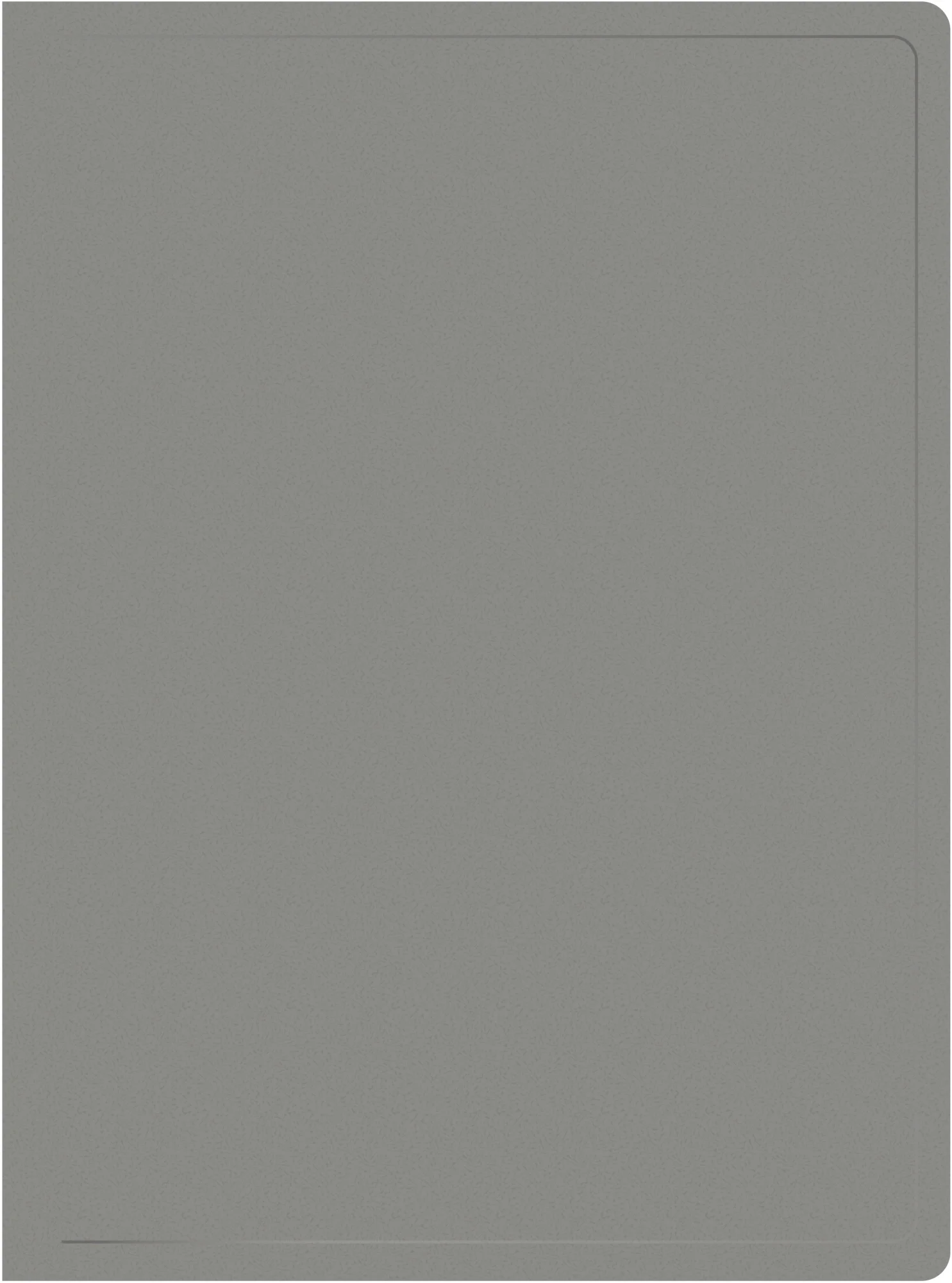 Папка с 40 прозр.вклад. Silwerhof SE-V40GREY A4 пластик 0.5мм серый