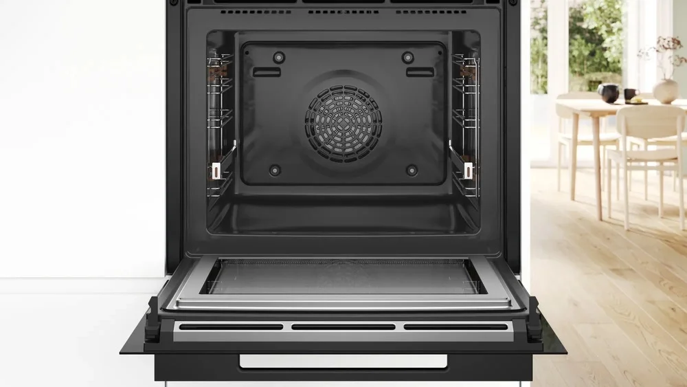 Духовой шкаф Электрический Bosch Serie 8 HNG978NB1 черный