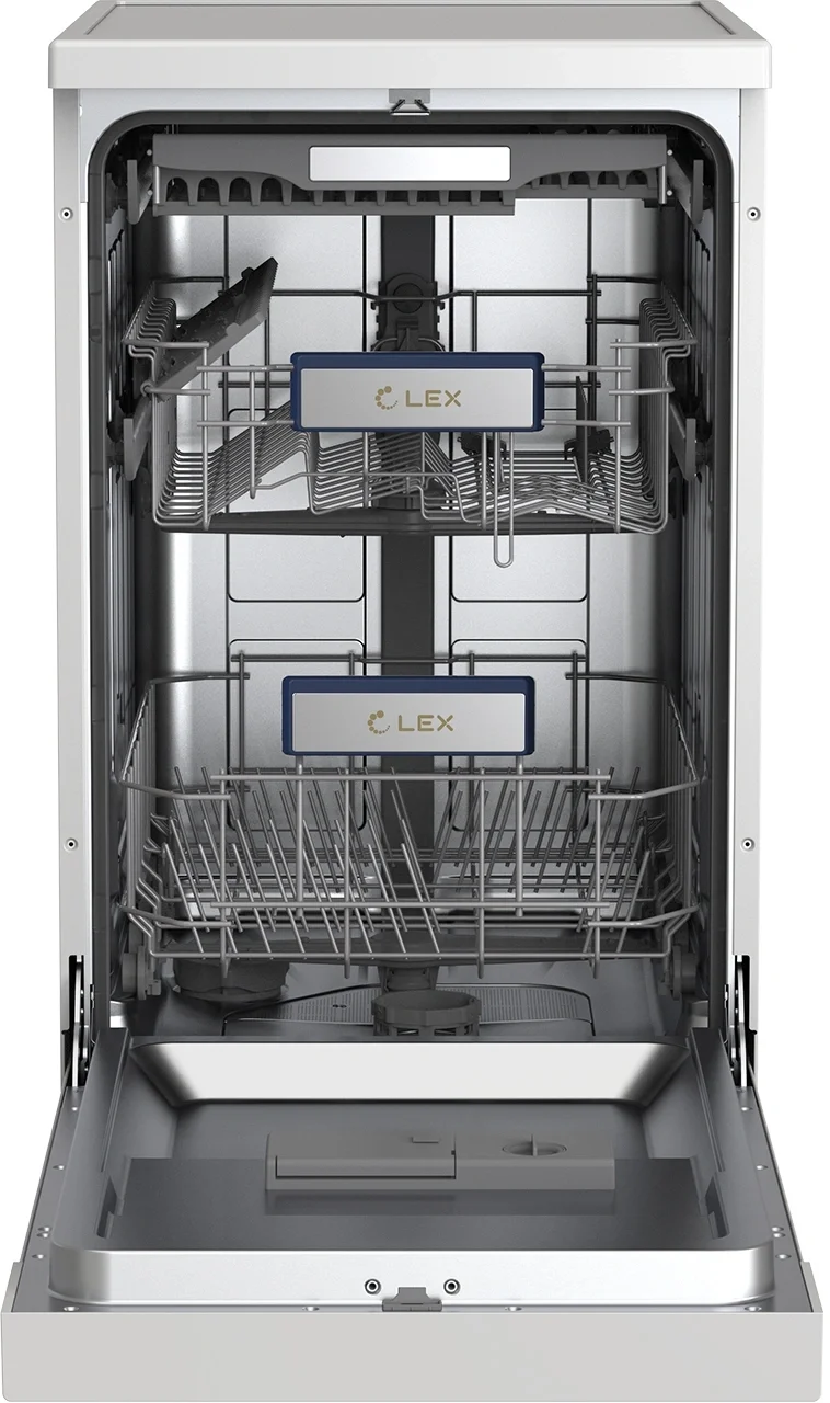 Посудомоечная машина LEX DW4563N WH, белый, 44.8 см, 11 компл., 49 дБ, класс А