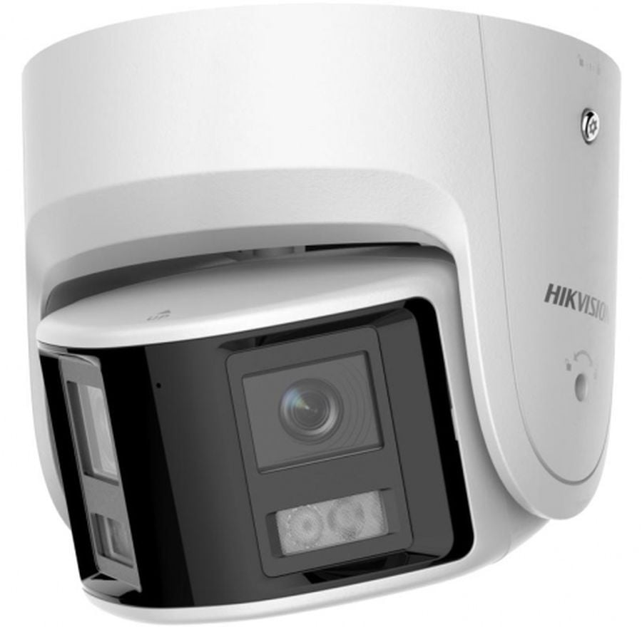 Видеокамера DS-2CD2347G2P-LSU/SL(2.8mm)(C) - 4Мп уличная панорамная IP-камера с LED-подсветкой до 30м