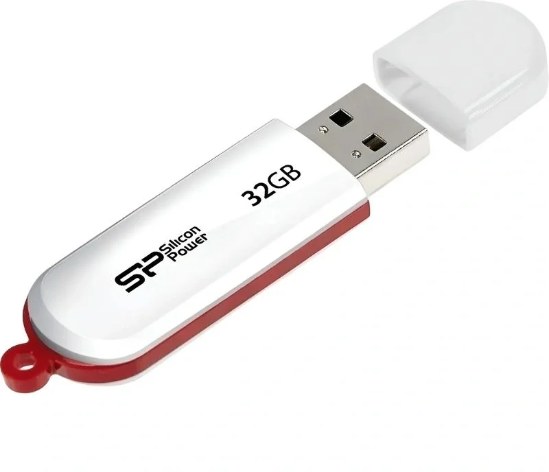 Silicon Power LuxMini 320 <SP032GBUF2320V1W> USB2.0  Flash  Drive  32Gb (RTL)