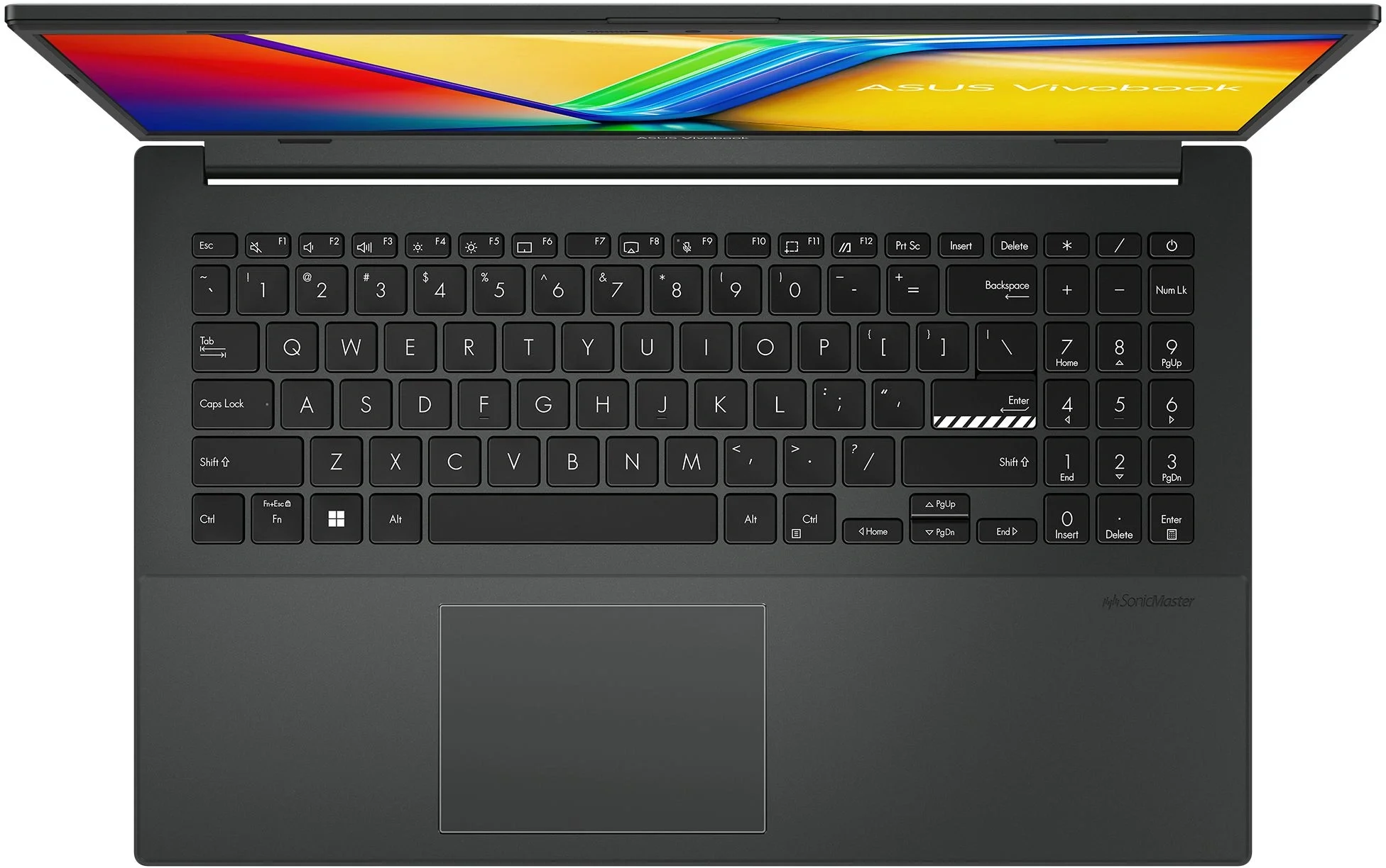 Ноутбук Asus VivoBook E1504FA-BQ038W Ryzen 5 7520U 8Gb SSD512Gb AMD Radeon 610M 15.6" IPS FHD (1920x1080) Windows 11 Home black WiFi BT Cam (90NB0ZR2-M00L50)
