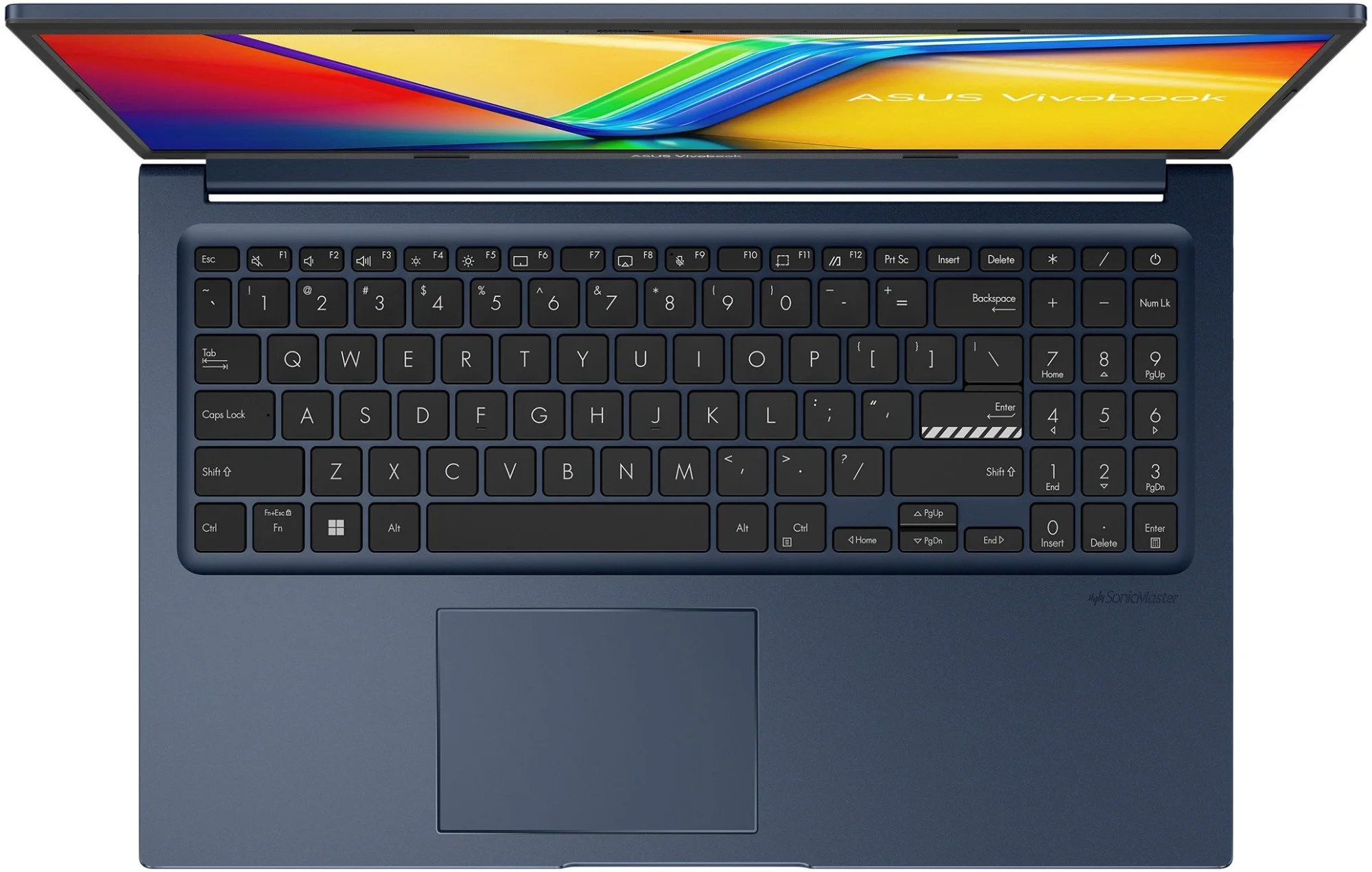 Ноутбук Asus Vivobook 15 X1504VA-BQ2879 Core i3 1315U 8Gb SSD 512Gb Intel UHD Graphics 15.6" IPS FHD (1920x1080) без ОС blue WiFi BT Cam (90NB10J1-M03B10)