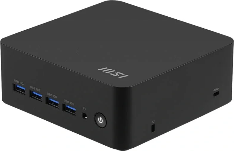 Персональный компьютер MSI Cubi Z AI 8M AMD Ryzen 7 8845HS (3.8GHz),  NoMemory, noHDD, noSSD, AMD Radeon Graphics, WiFi, BT, no keyboard&mouse, noOS, 1y war-ty
