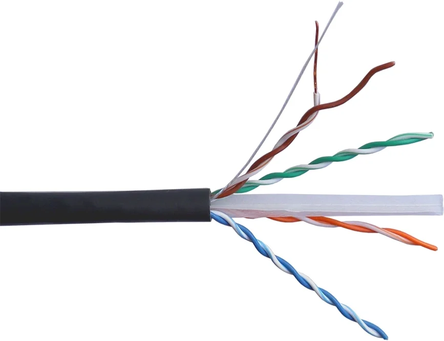 TWT-6UTP-UNV Кабель информационный Lanmaster  кат.6 UTP 4 пары 23AWG  LSZH  универсальный  305м черный