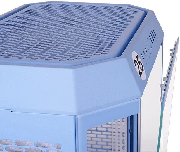 Компьютерный корпус Thermaltake The Tower 600 Hydrangea голубой без БП ATX 13x120мм 9x140мм 4xUSB3.0 audio bott PSU