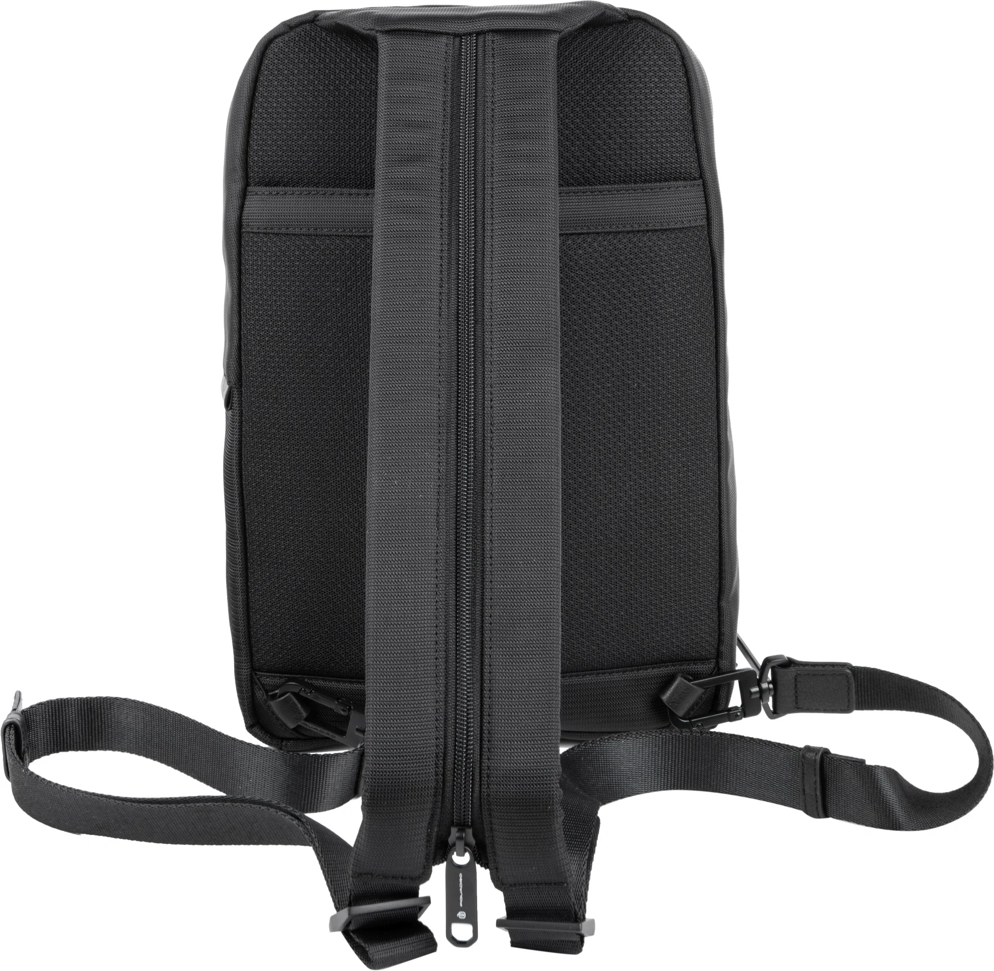 Рюкзак слинг мужской Piquadro Marcel CA6448W138/N черный нейлон/натур.кожа