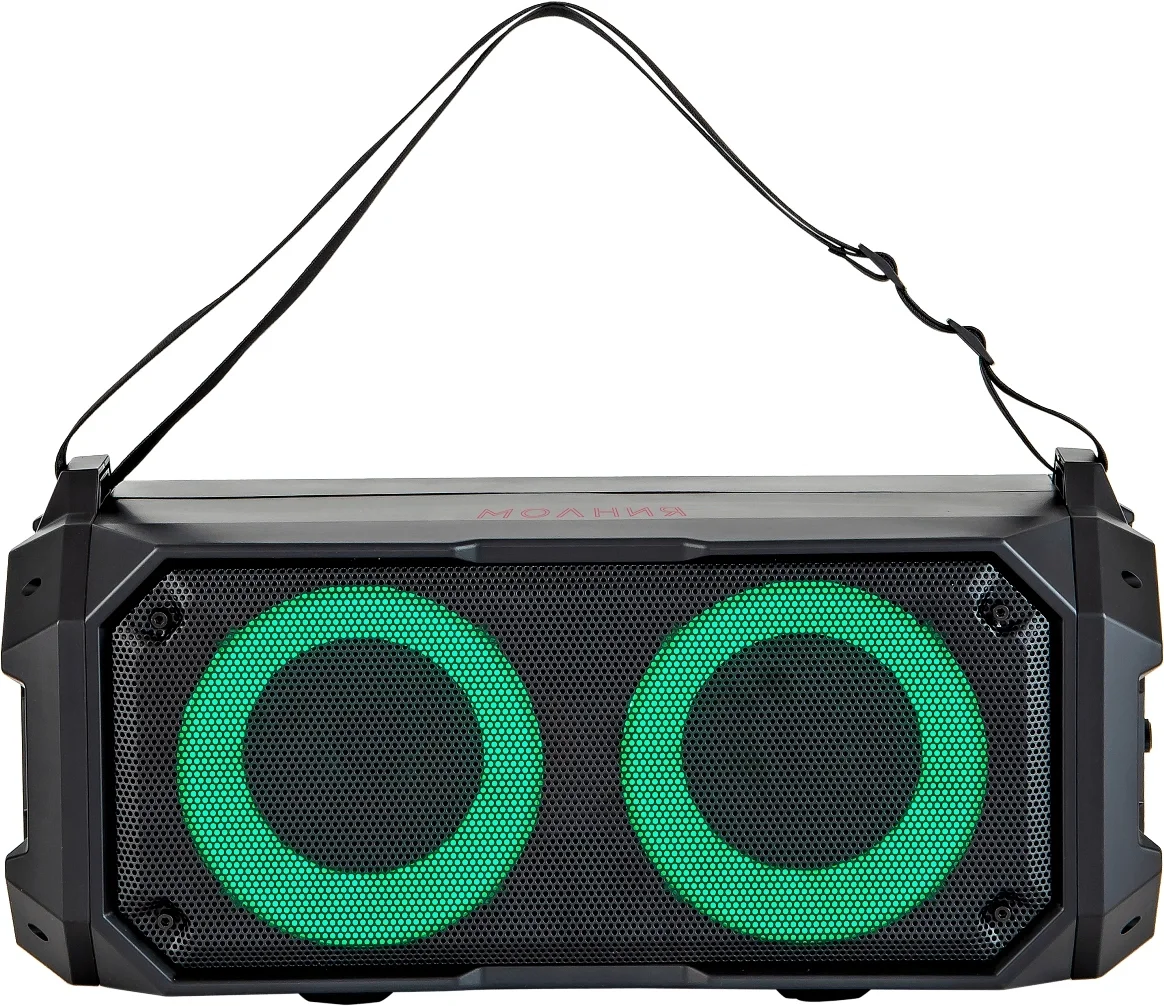 Колонка порт. Ural Молния 600 черный 60W 2.0 BT/3.5Jack 3000mAh (УРАЛ МОЛНИЯ 600)