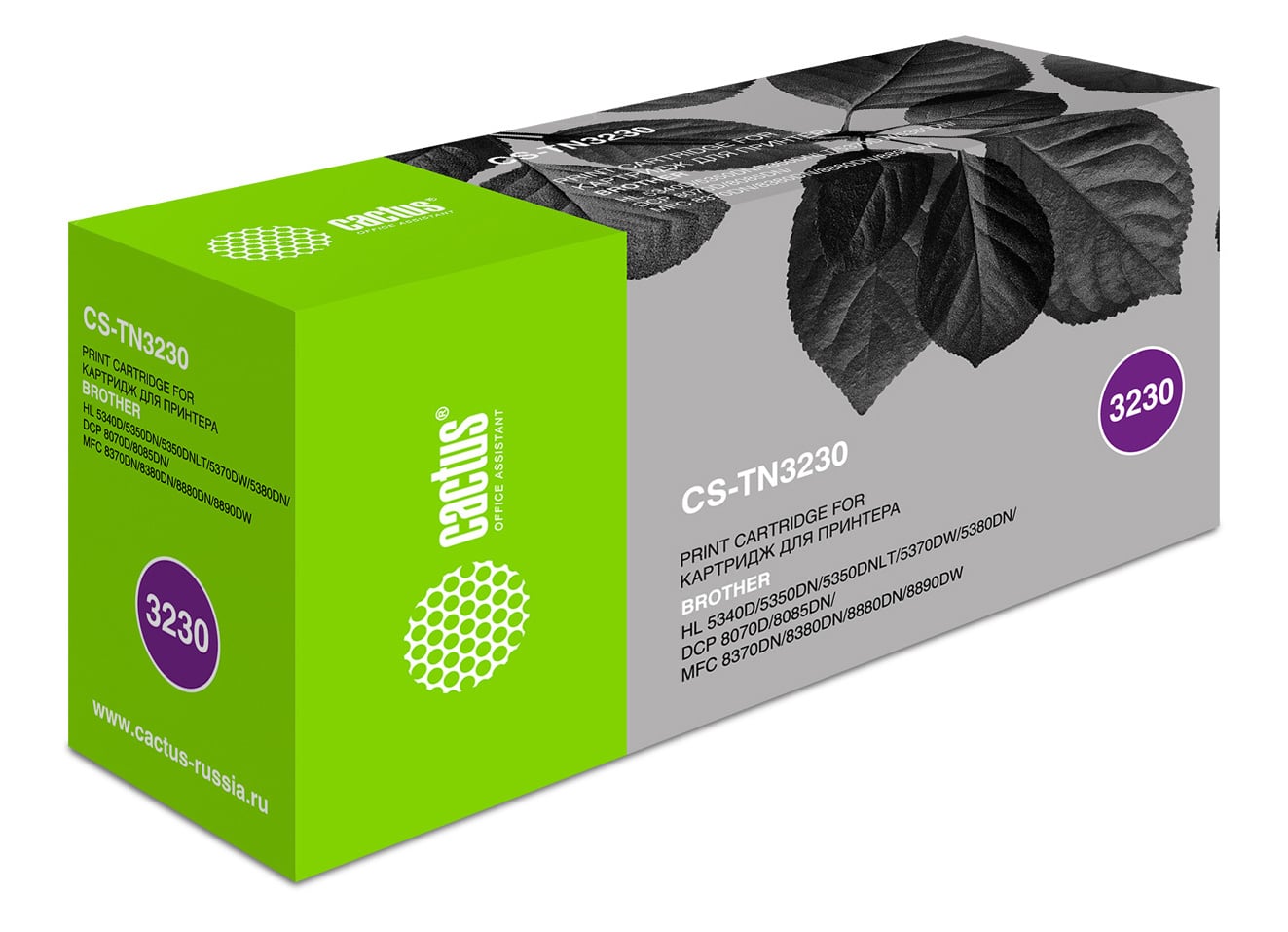 TN-3230_CACTUS  Тонер-картридж CACTUS (CS-TN3230) для Brother HL-5340D/5350DN/5370DW/DCP-8070D/8085DN/MFC-8370D/8880DN,  3000стр.