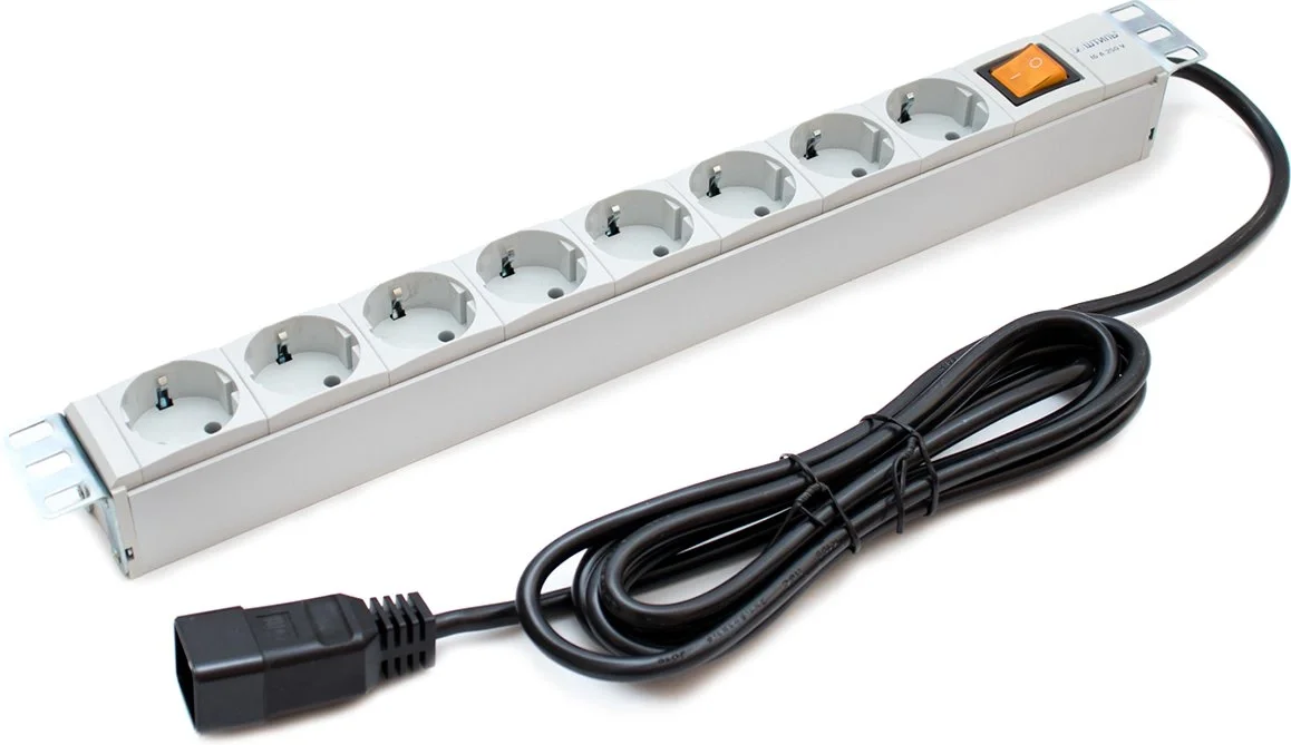 Штиль <PDU-8xSchuko-С20>  Блок розеток 8xSchuko