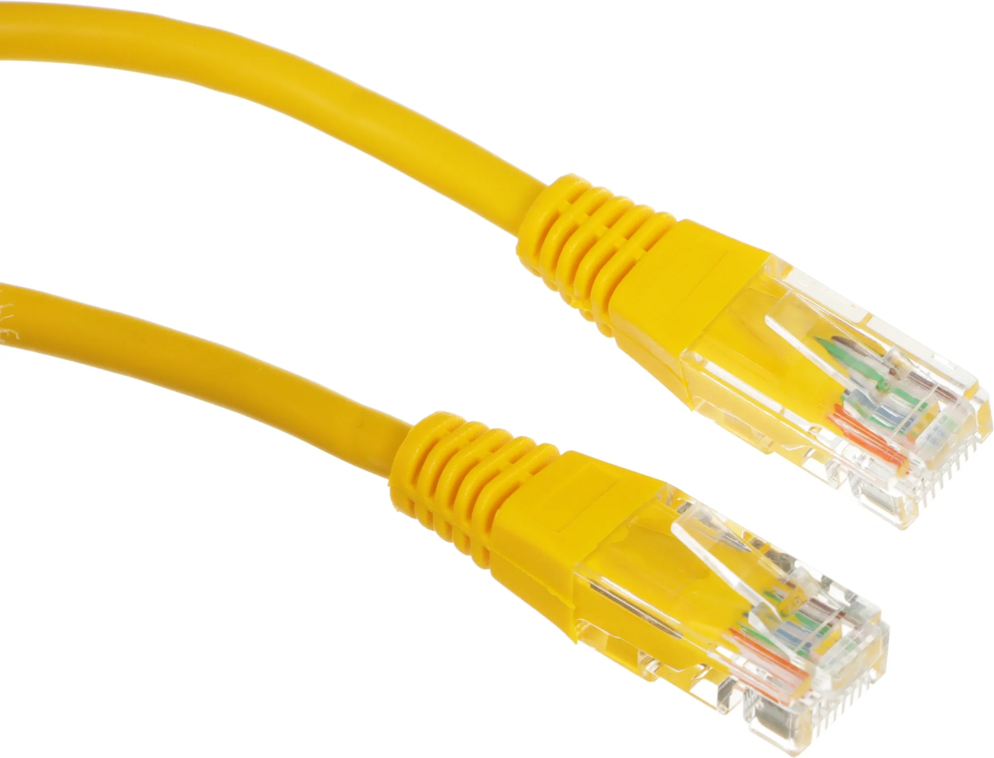 Патч-корд LANMASTER UTP TWT-45-45-0.5-YL вилка RJ-45-вилка RJ-45 cat.5е 0.5м желтый ПВХ (уп.:1шт)