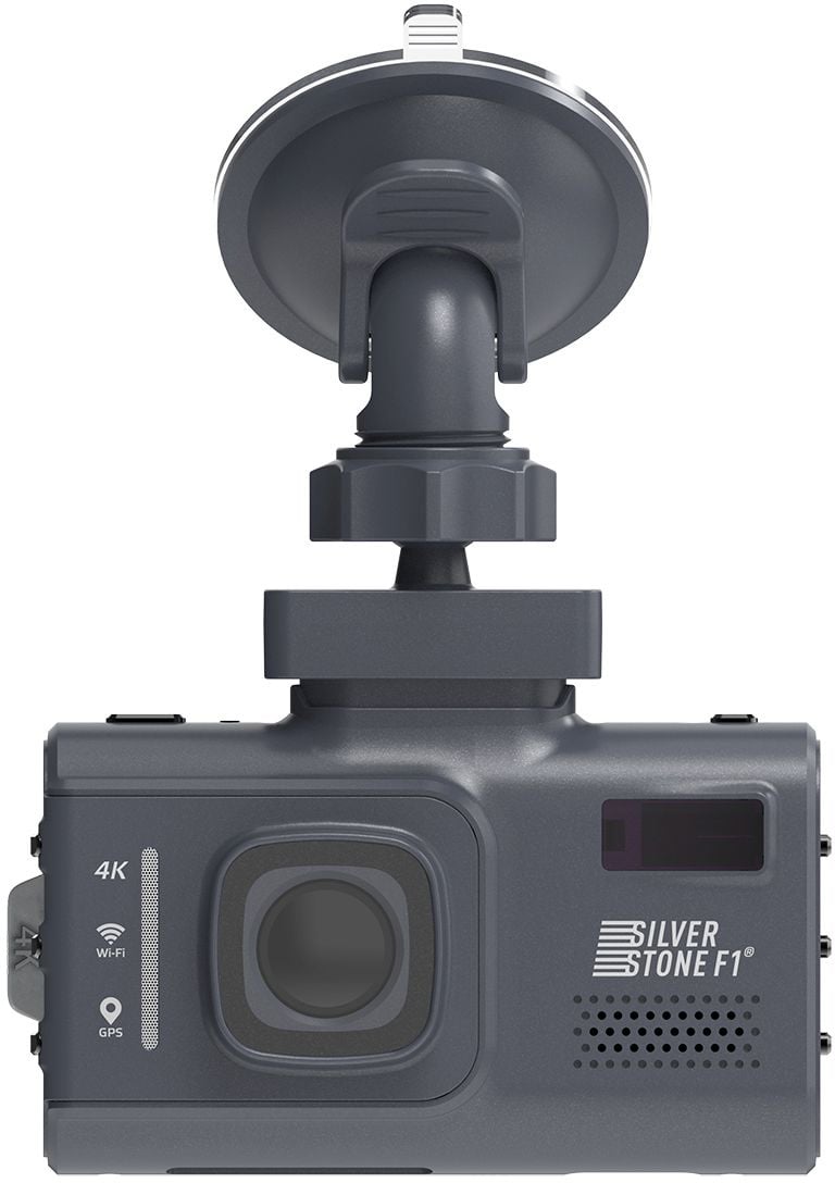 Видеорегистратор Silverstone F1 Hybrid UNO SPORT 4K Wi-Fi, 3840x2160, 3", GPS/ГЛОНАСС, Wi-Fi, G-сенсор, GPS-информатор
