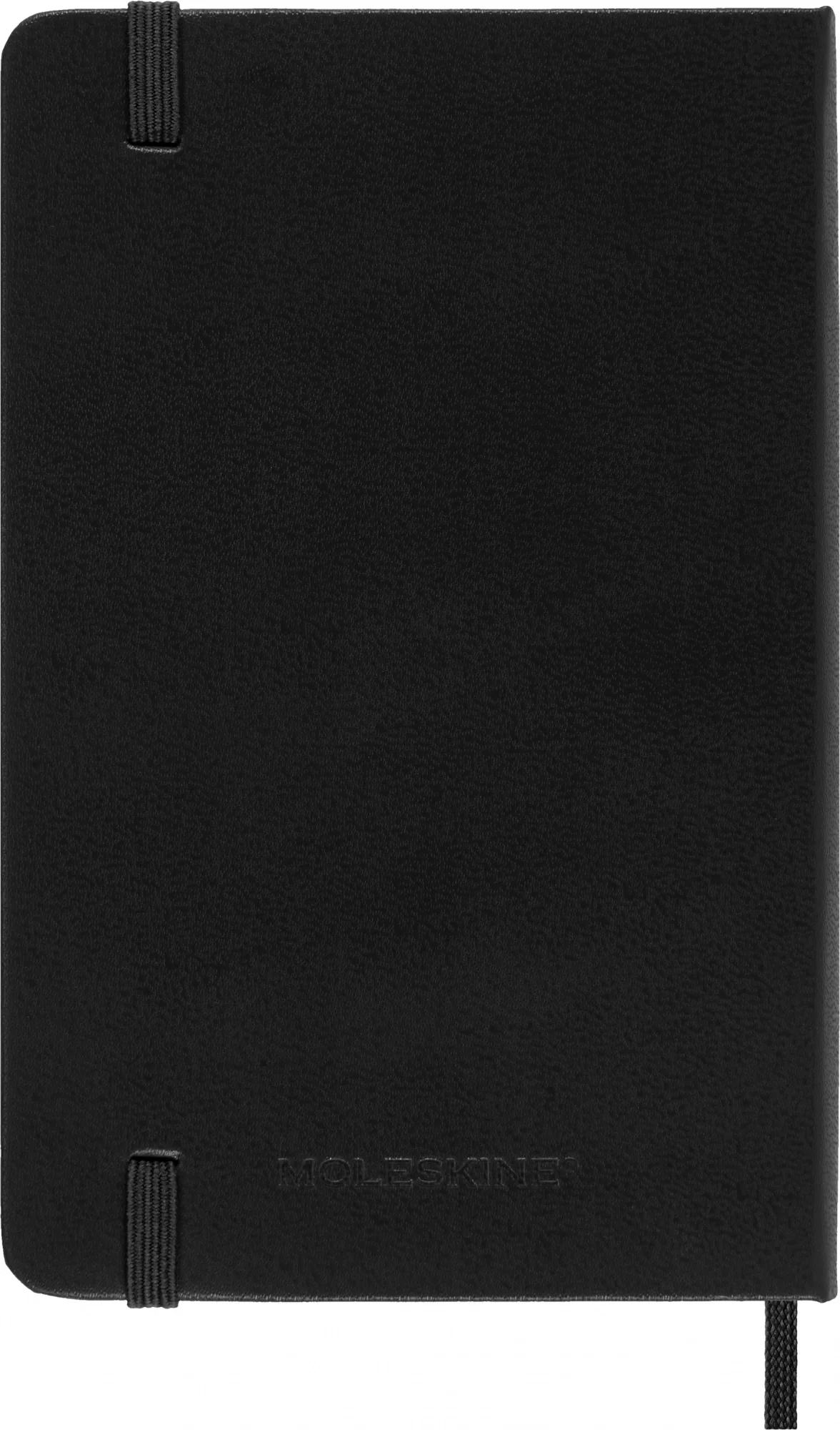 DHB12WV2 Еженедельник Moleskine CLASSIC WKLY VERTICAL Pocket 90x140мм 144стр. черный