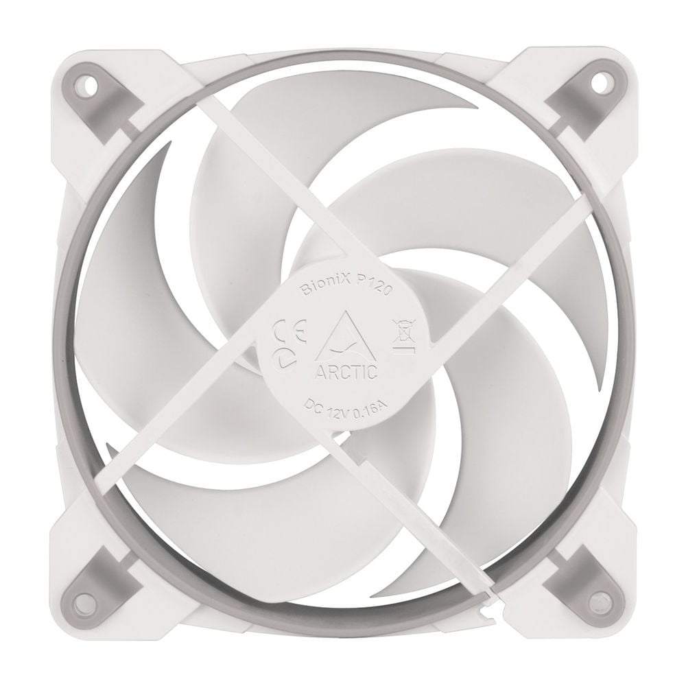 Вентилятор Arctic Cooling ARCTIC BioniX P120 (Grey/White) PWM 200 - 2100 RPM - retail (ACFAN00167A)