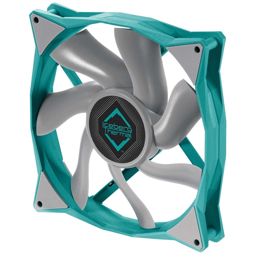 Вентилятор для корпуса Iceberg Thermal IceGALE Xtra 140mm TEAL 500 - 2500 RPM (MTTF 160,000) hours (IceGALE Xtra 140mm TEAL) L (071154)