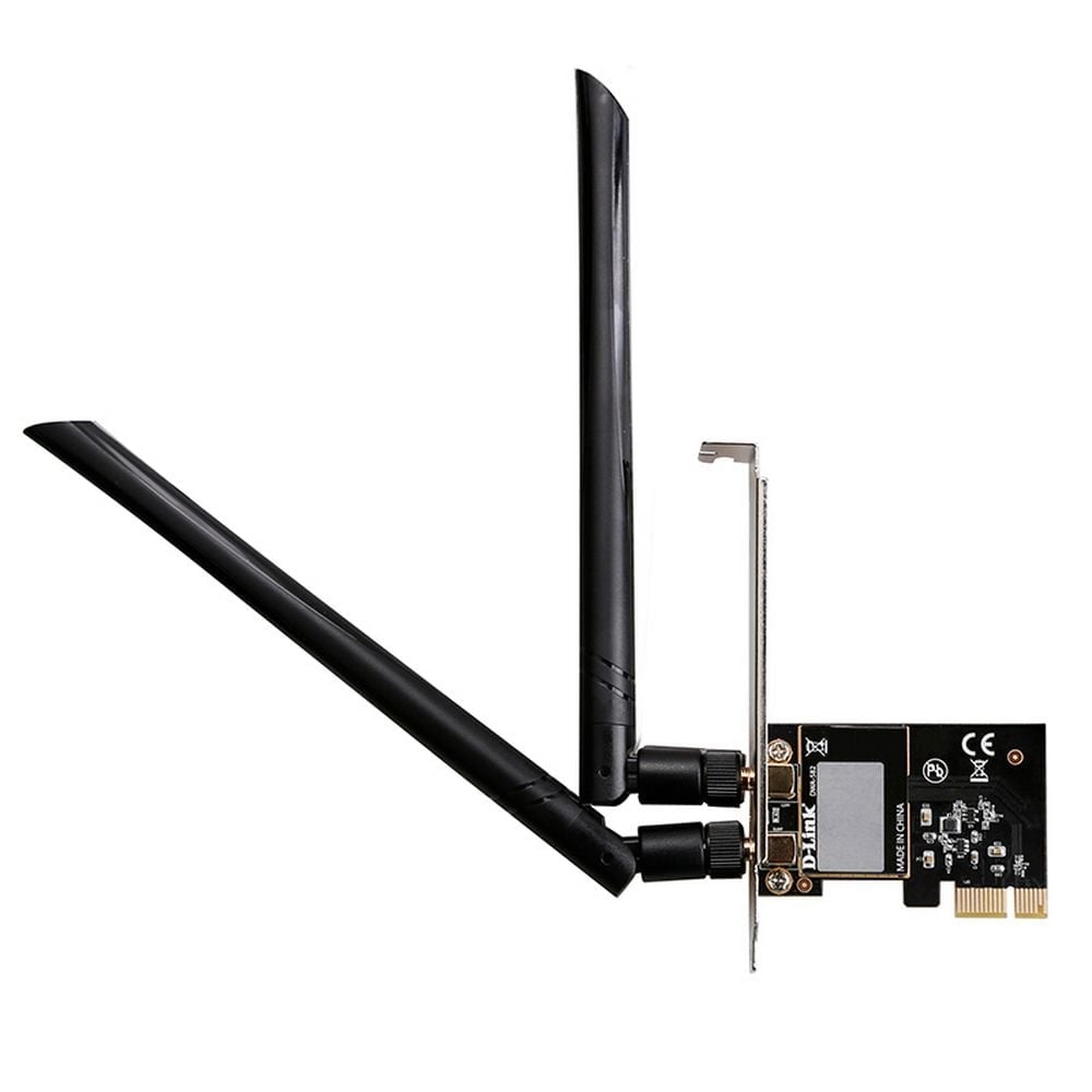 Адаптер беспроводной связи (Wi-Fi) D-Link Bad Pack (Некомплект 9 из 10 штук) DWA-582/RU/10/B1A Wireless AC1200 Dual-band PCI Express Adapter. DWA-582/RU/B (452420)