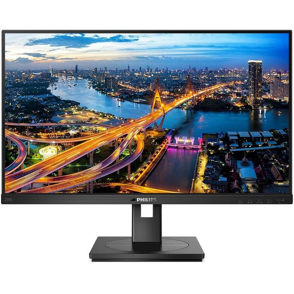 BP Монитор "27" PHILIPS 275B1 (00/01) Black (IPS, 2560x1440, DVI+HDMI+DP, 4 ms, 178°/178°, 300 cd/m, 1000:1," MM, Pivot) bp